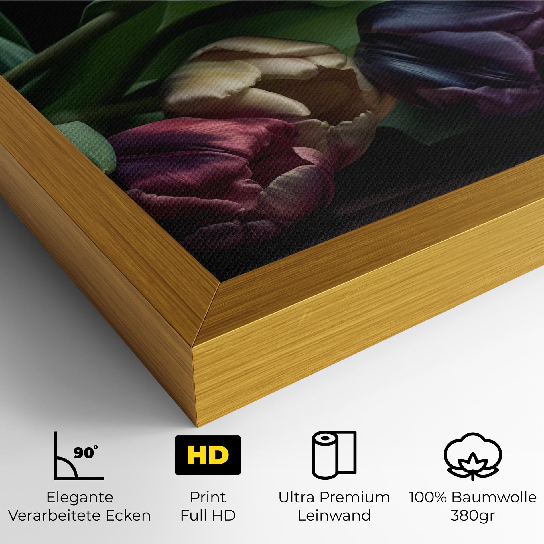 Dark Purple Tulip mockup 4