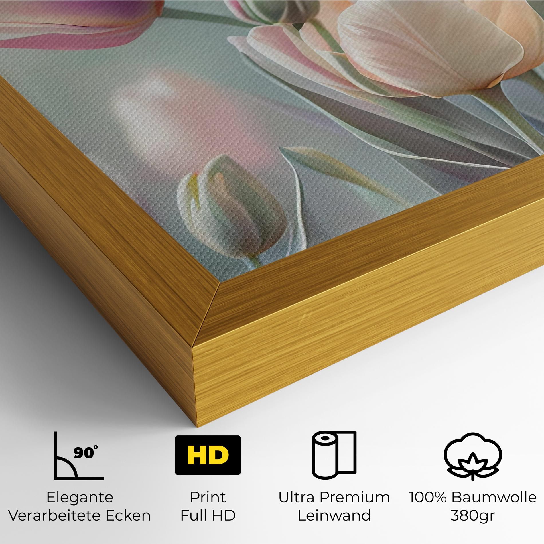 Dreamy White Tulips mockup 4