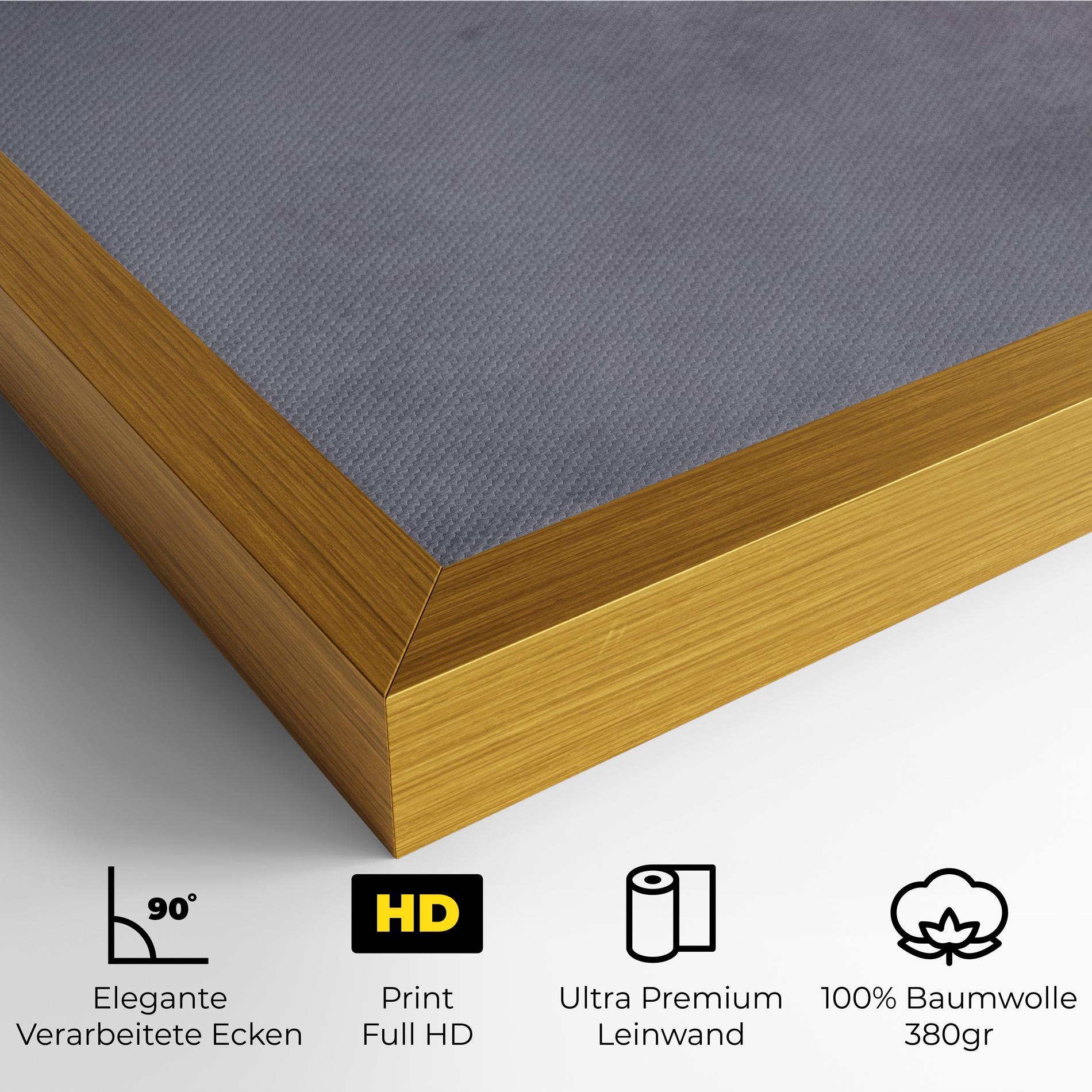 Leinwandbild Light Orange Pink Tulips mockup 4