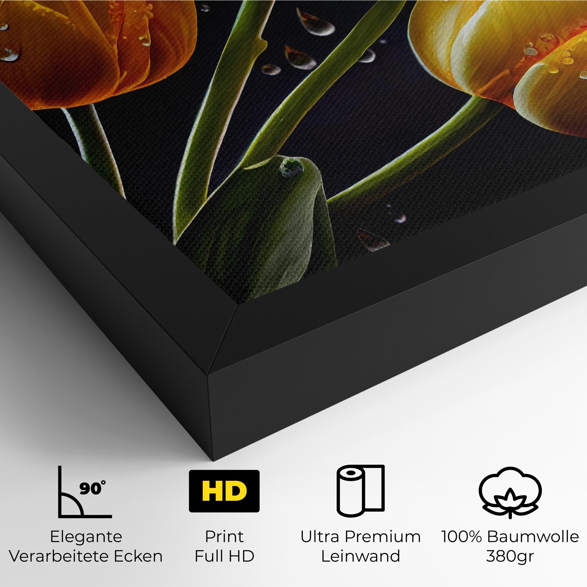 3 Yellow Tulips mockup 4