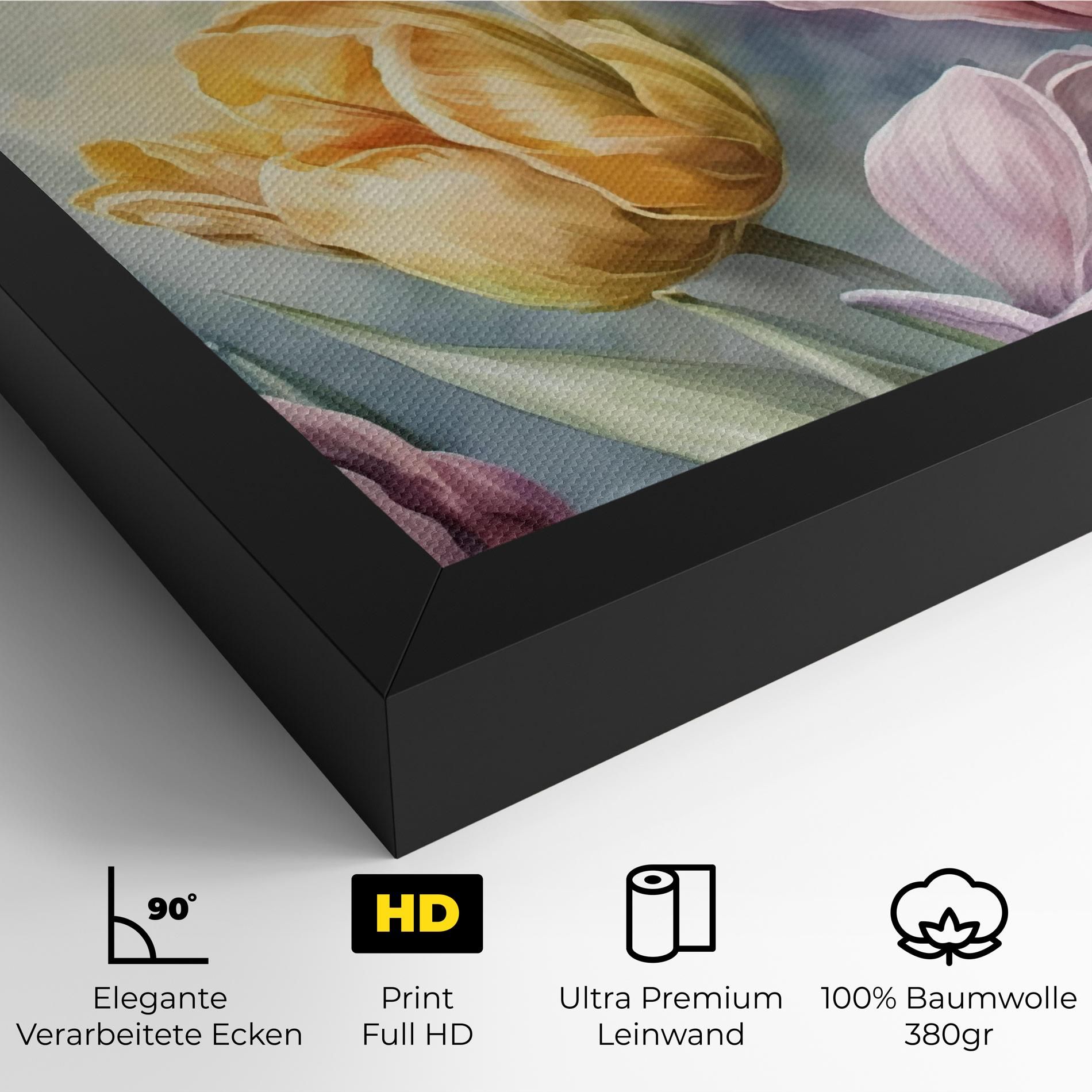 Pastel Tulips mockup 4