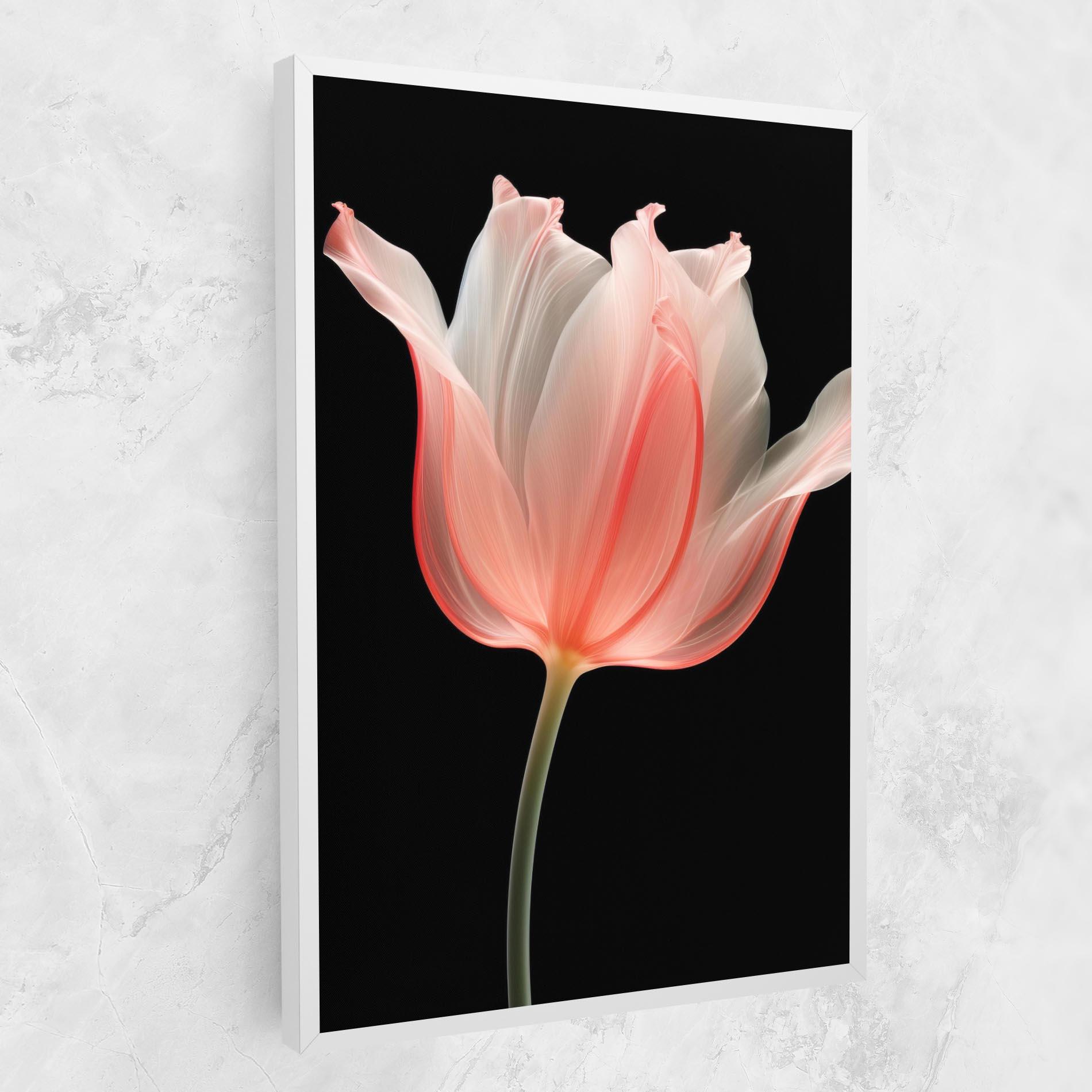 Leinwandbild Pastel Pink Tulip mockup 1