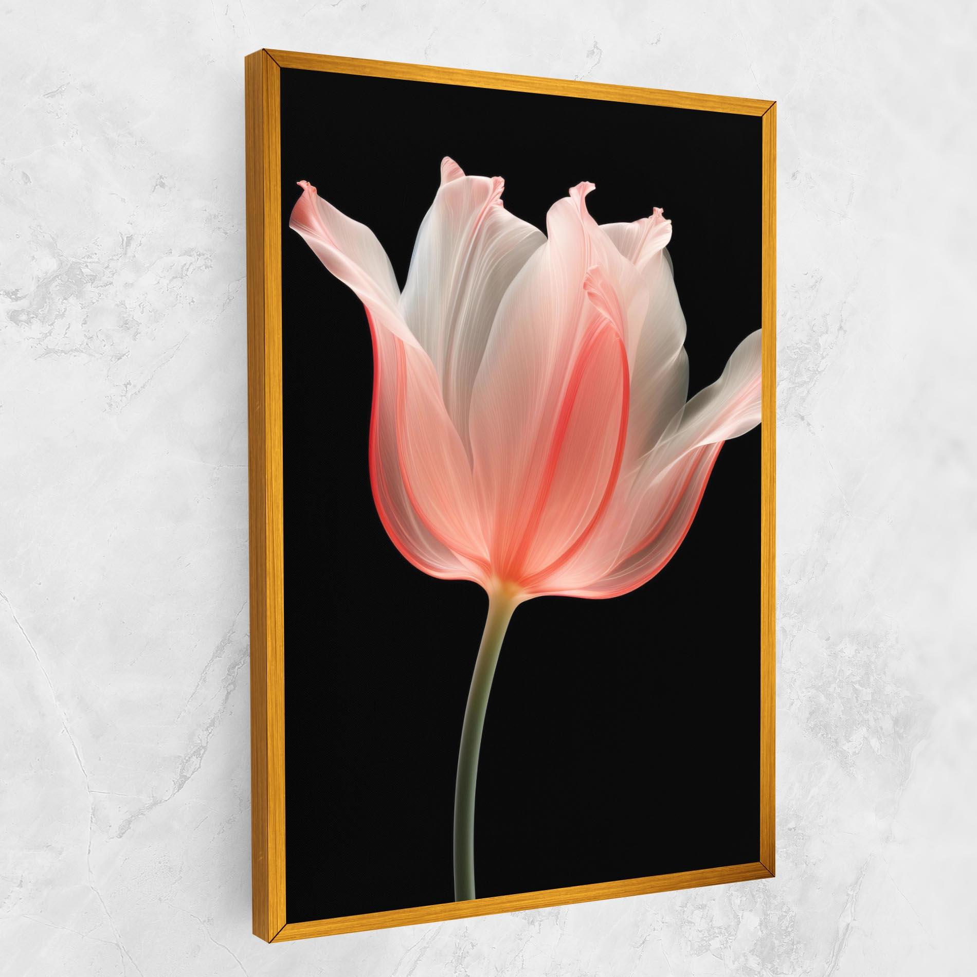 Leinwandbild Pastel Pink Tulip mockup 1