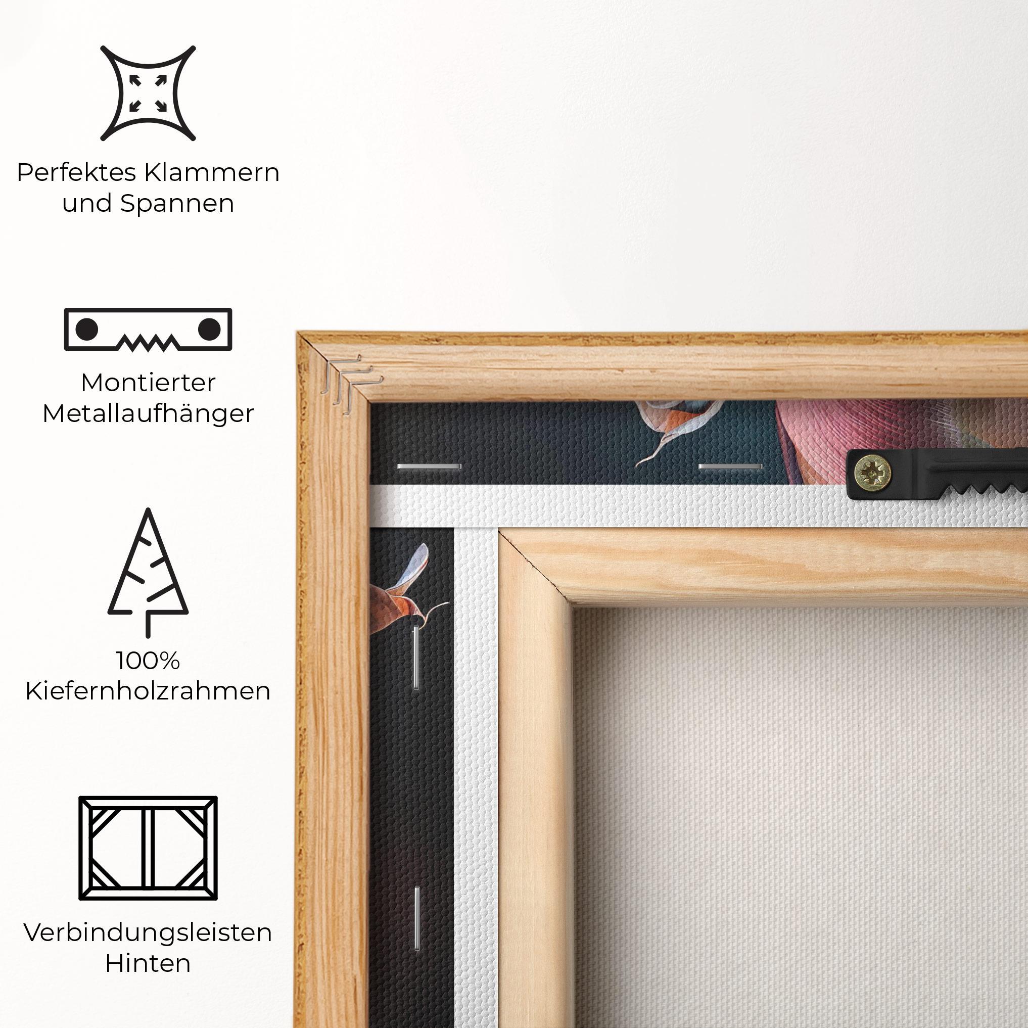 Leinwandbild Light Purple Tulips mockup 5