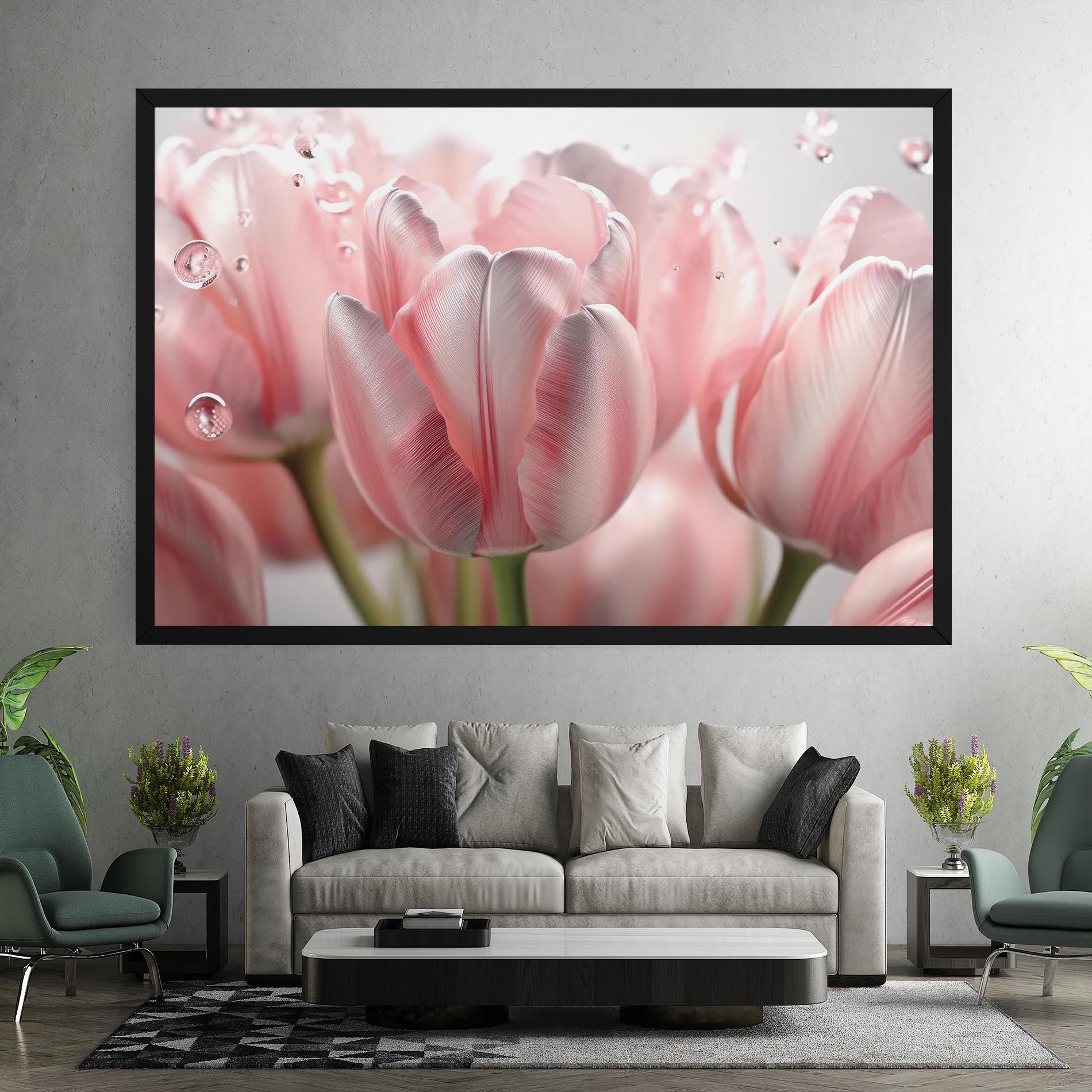 Pink Pretty Tulips mockup 7