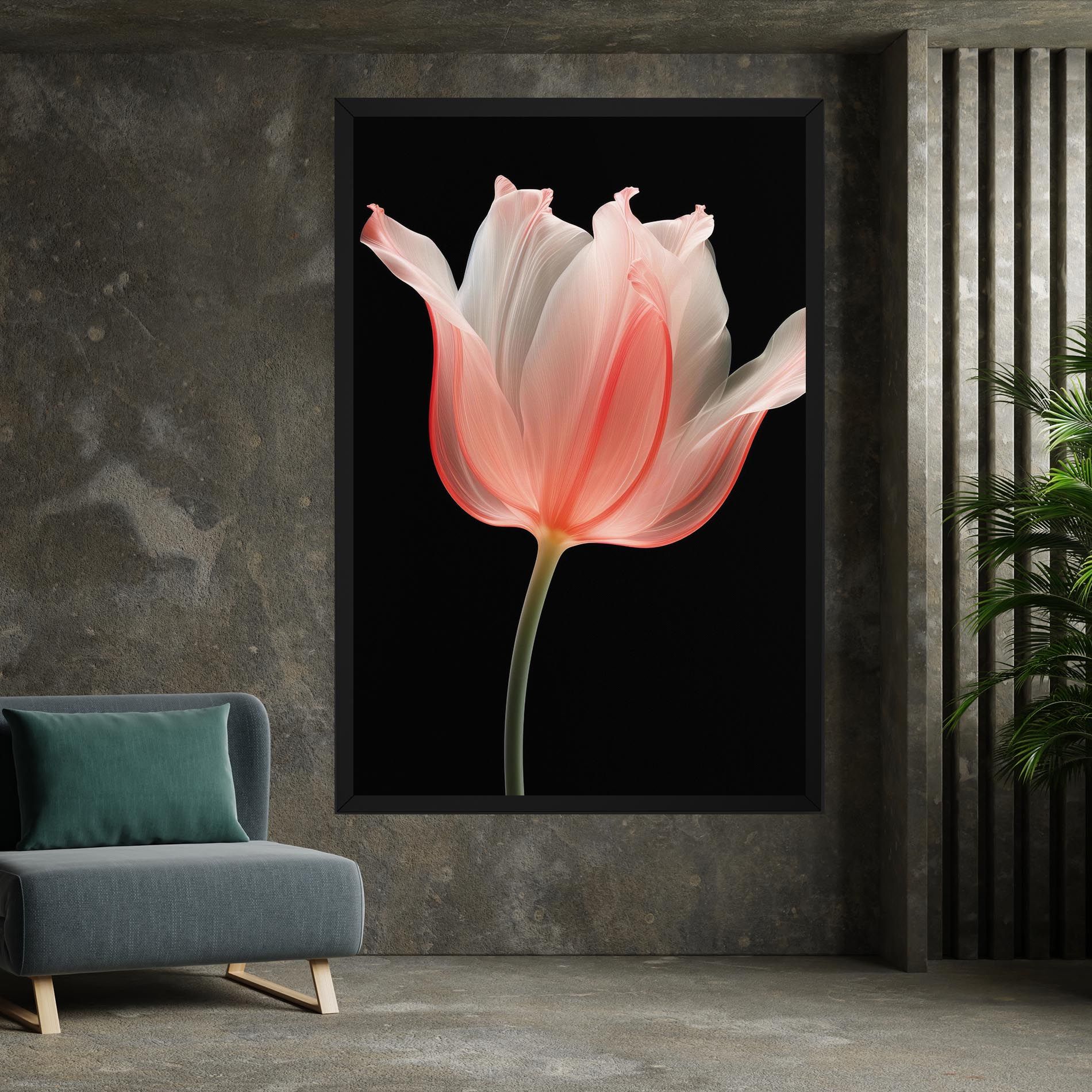 Pastel Pink Tulip mockup 7