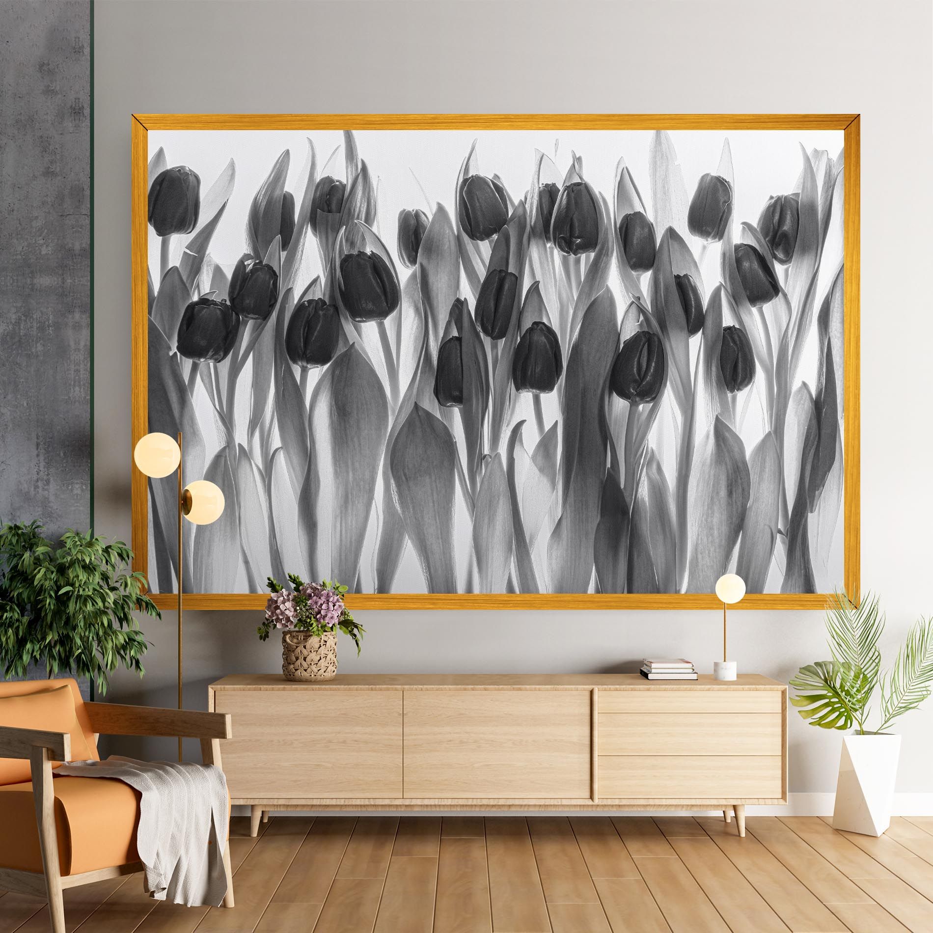 Grey Tulips mockup 9