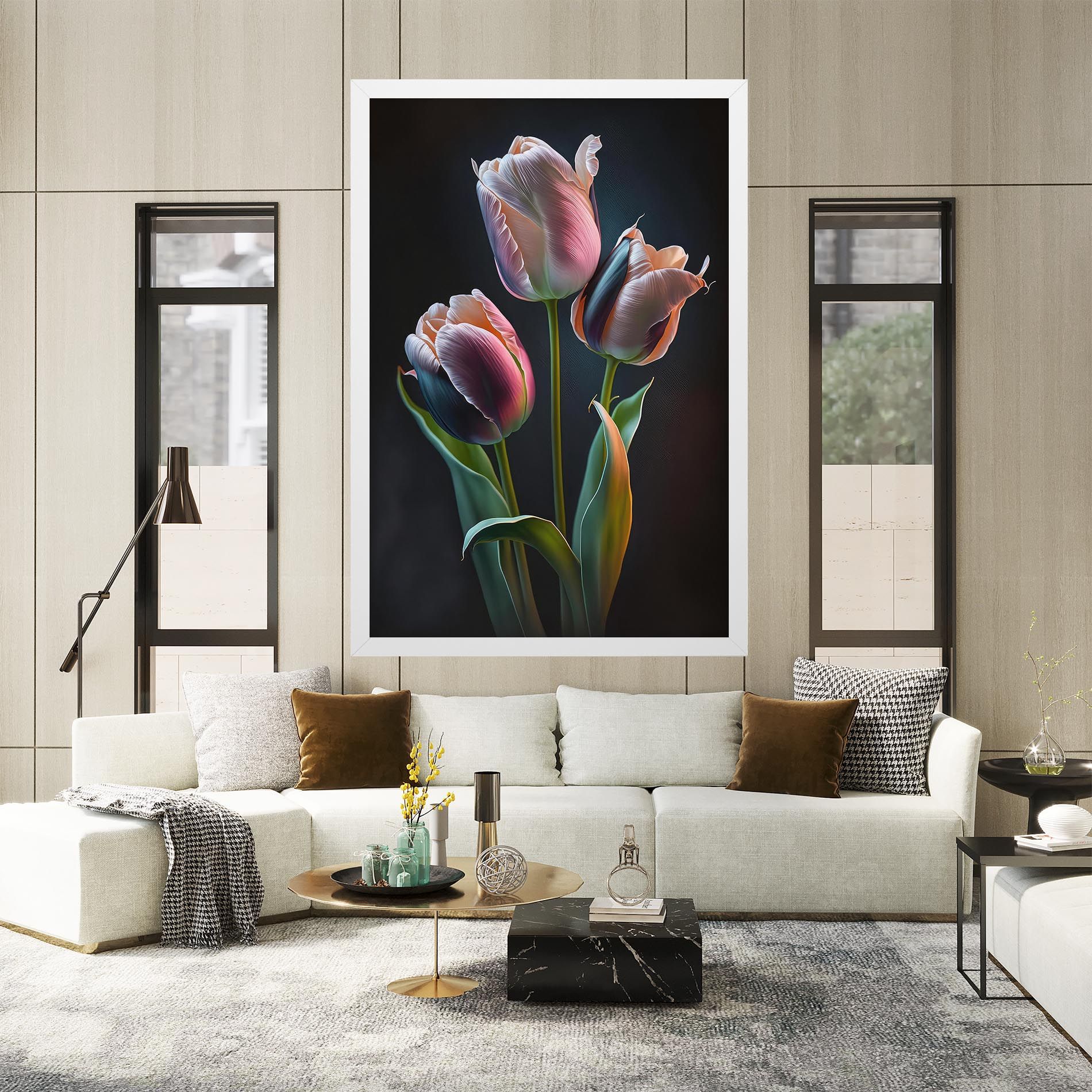 Light Purple Tulips mockup 2