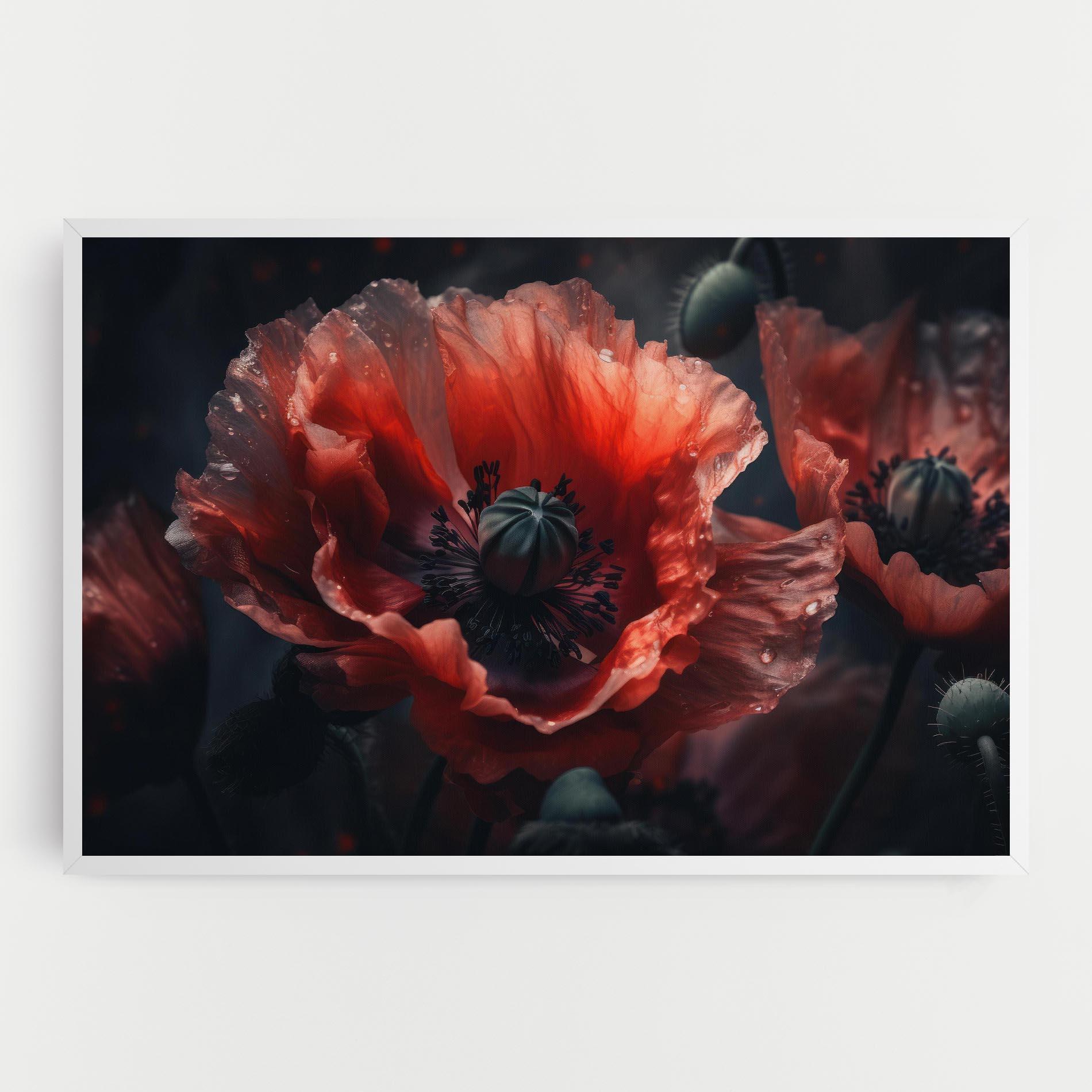 Leinwandbild Dark Shade Poppy mockup 0