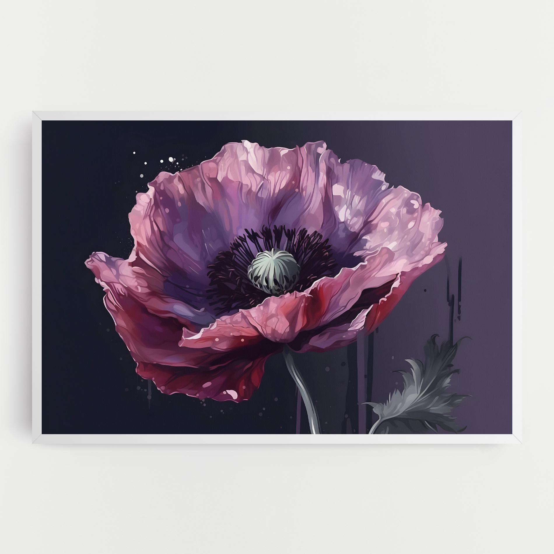 Leinwandbild Light Purple Poppy mockup 0