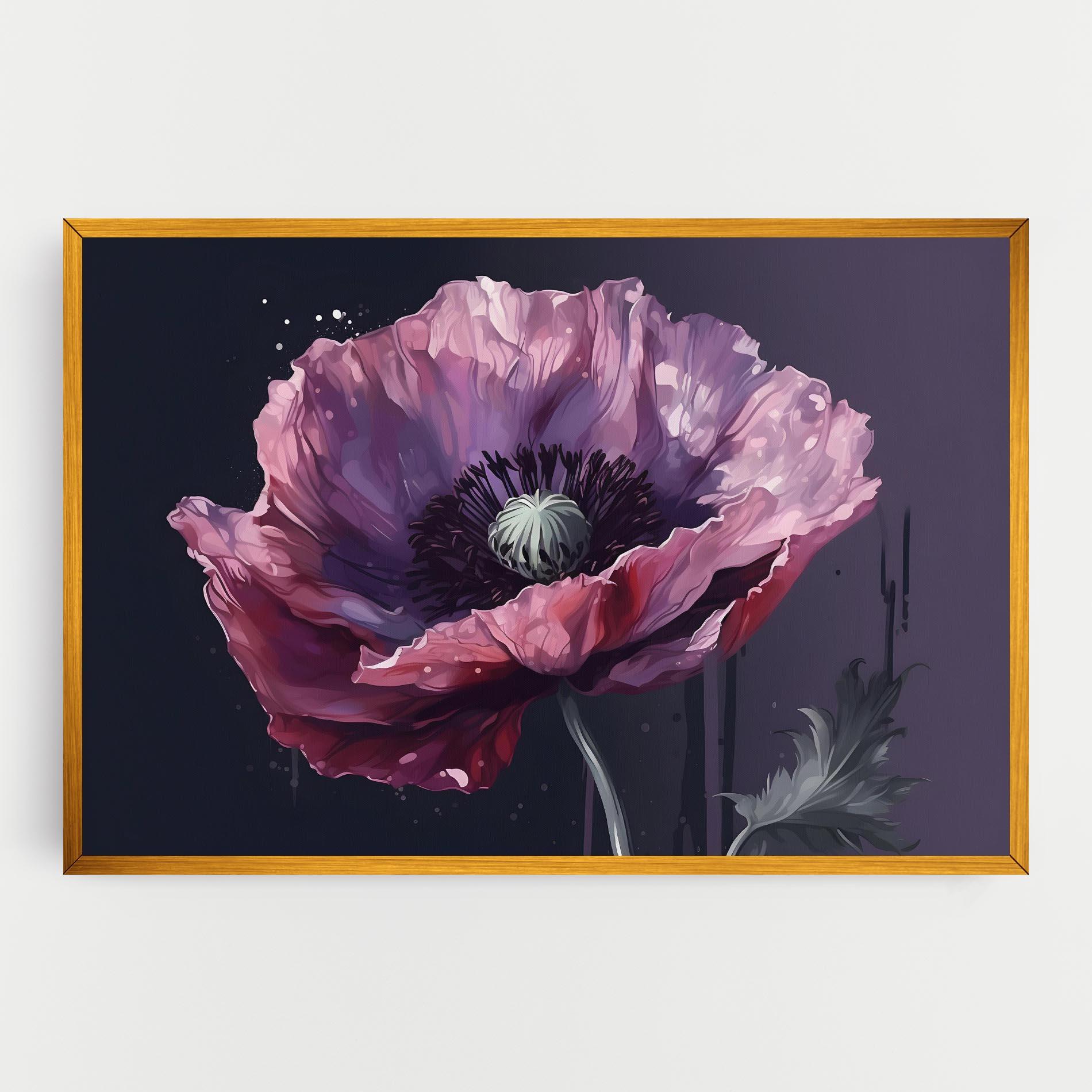 Leinwandbild Light Purple Poppy mockup 0