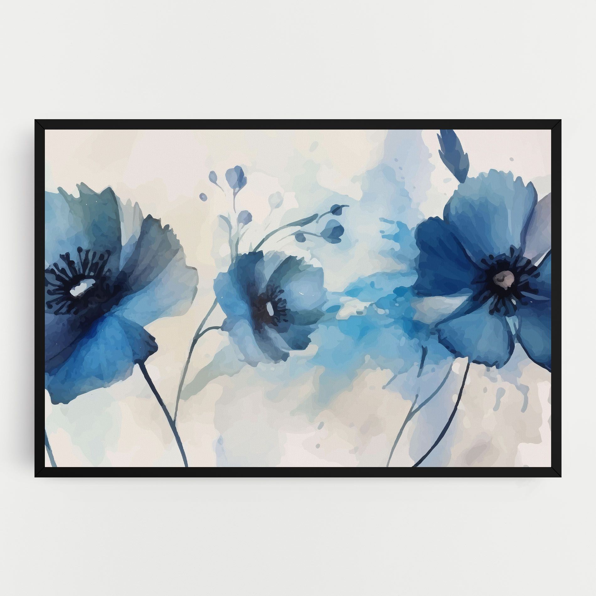 Blue Poppies mockup 0