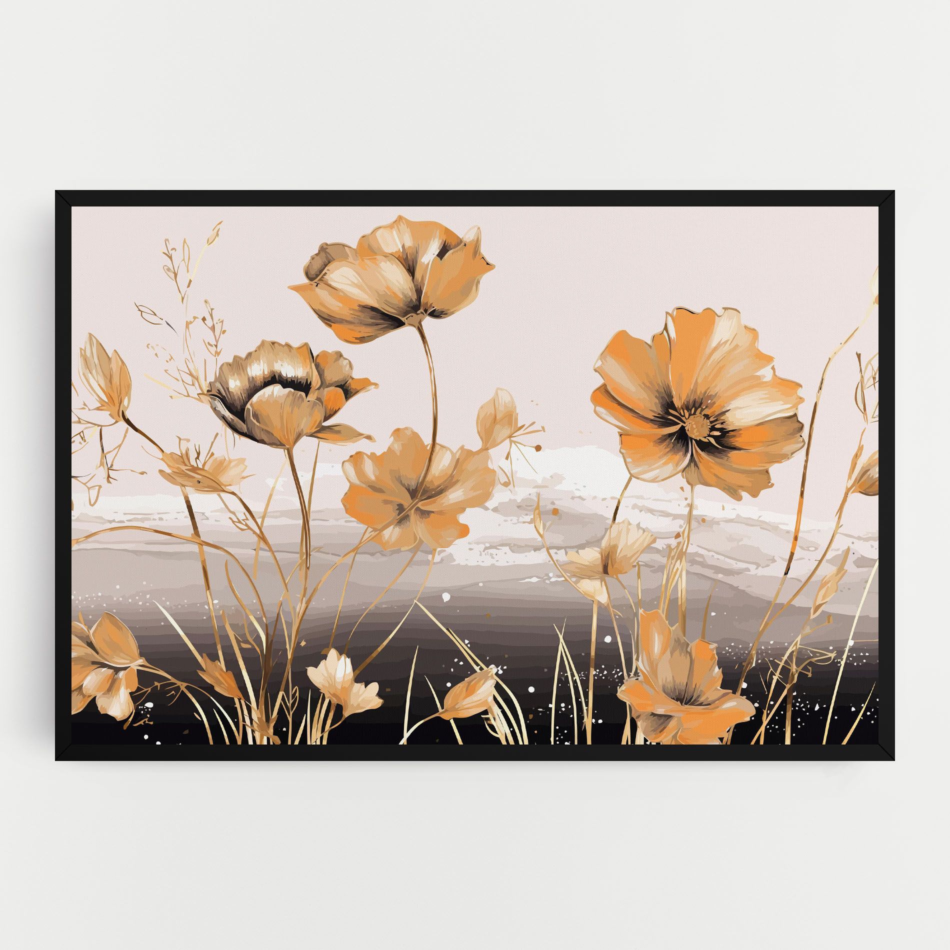 Gold Black Poppy mockup 0