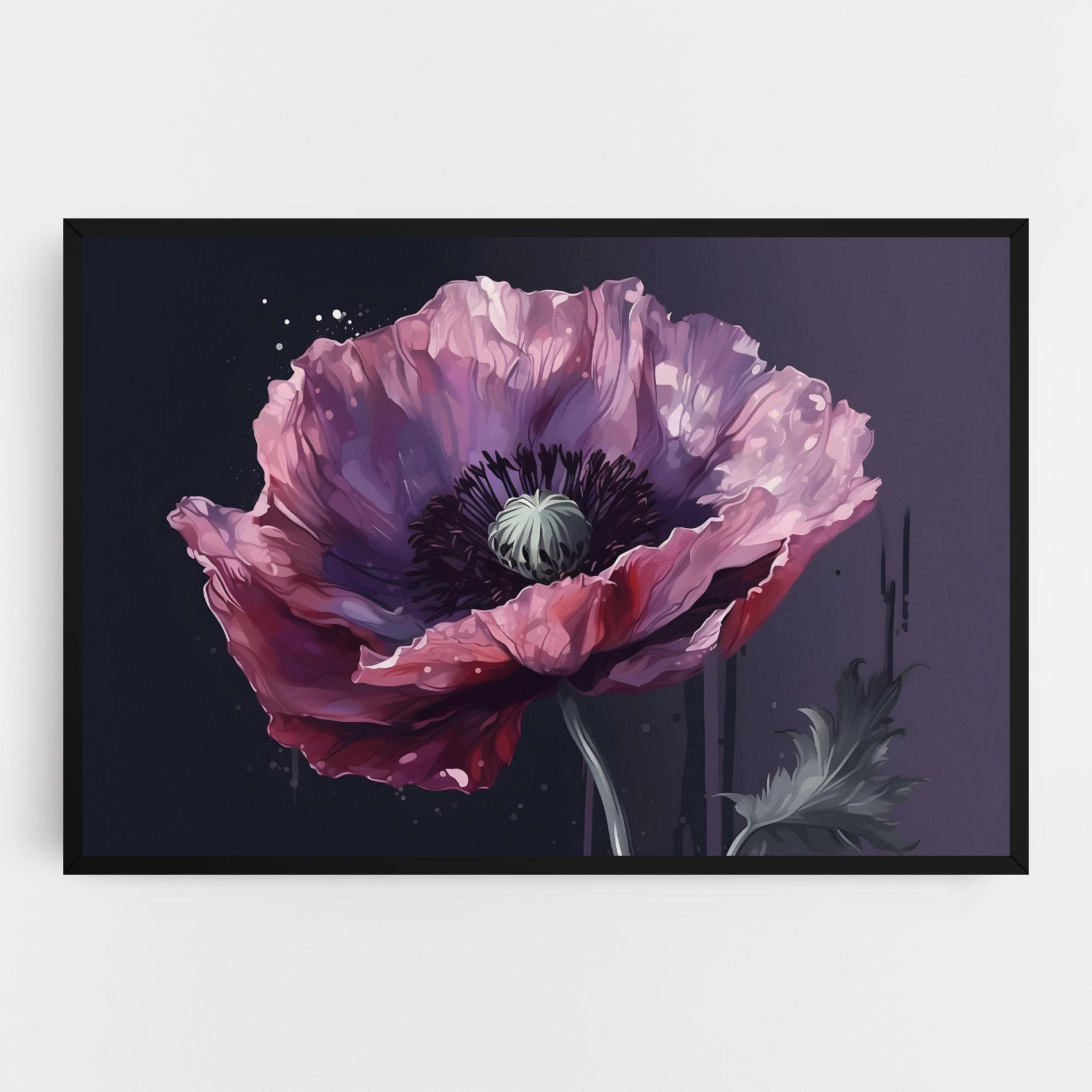 Leinwandbild Light Purple Poppy mockup 0