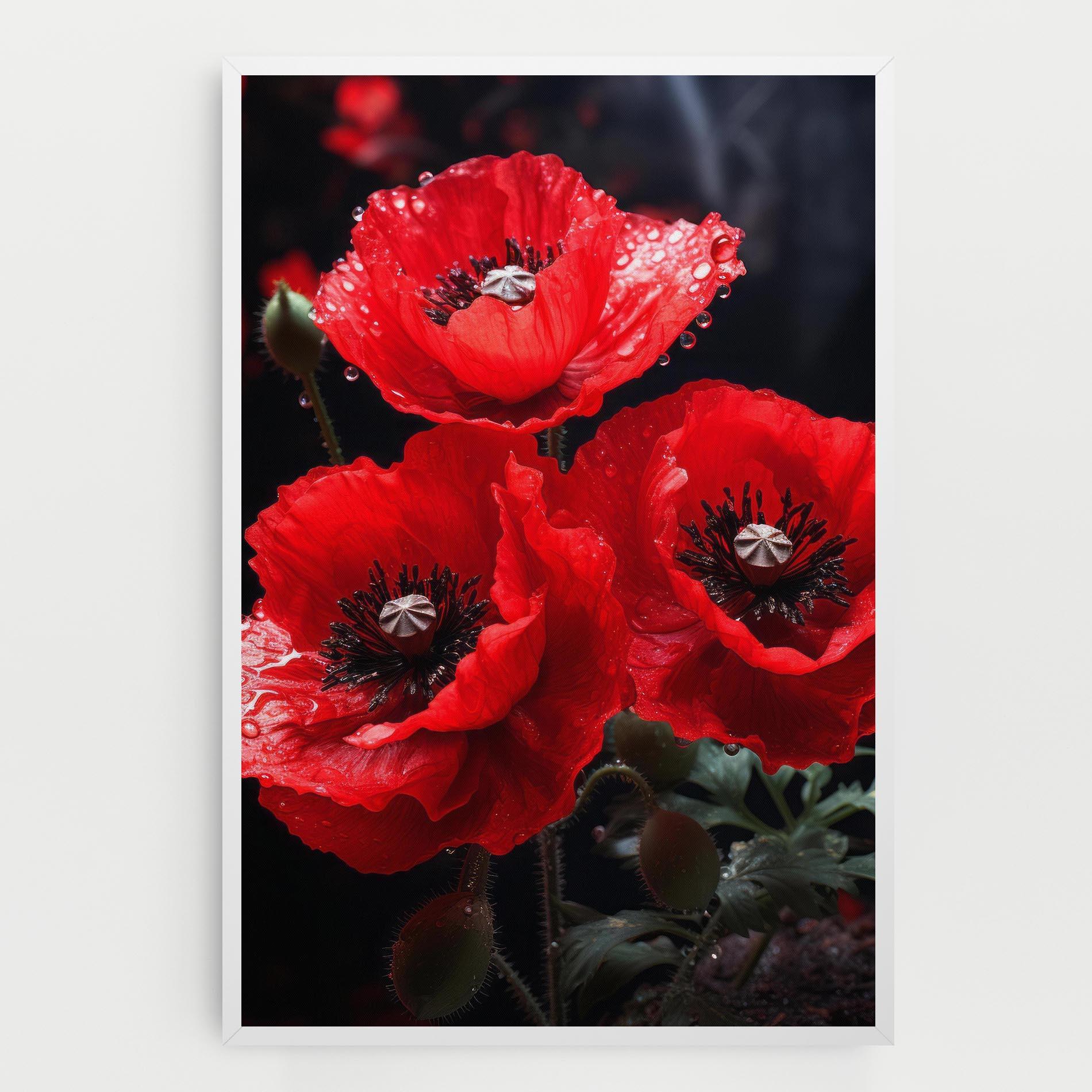 Leinwandbild Red Poppy mockup 0