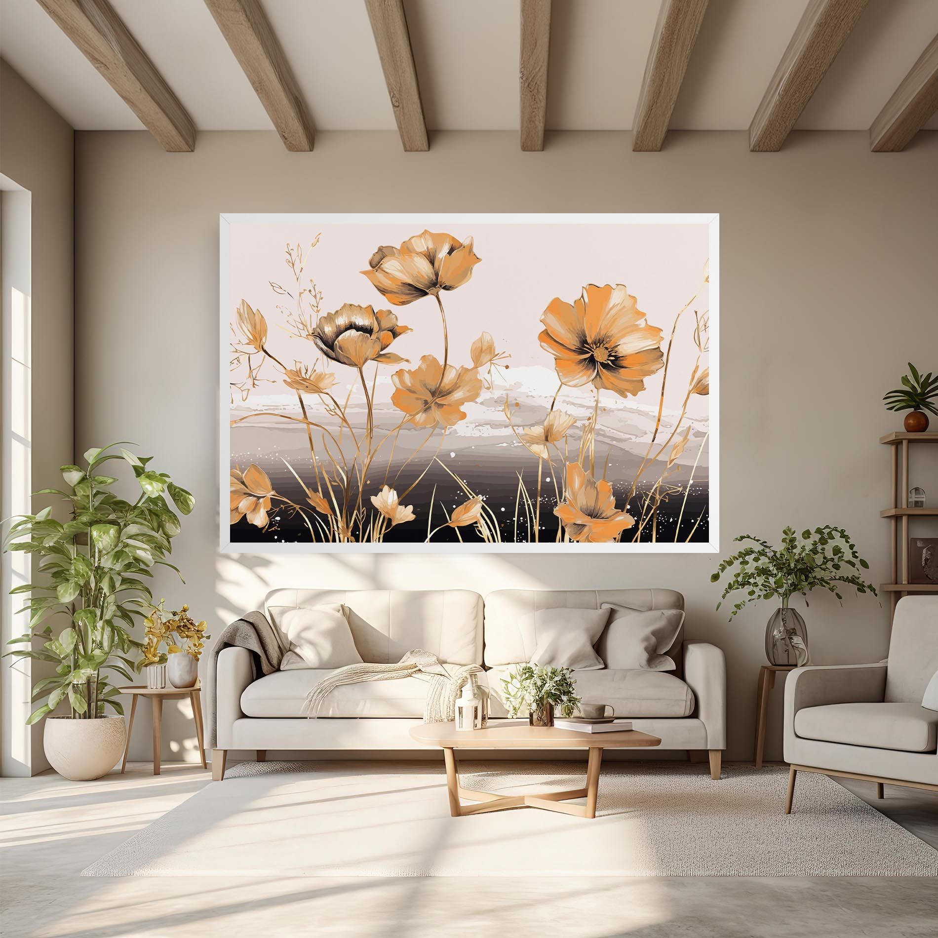 Gold Black Poppy mockup 6