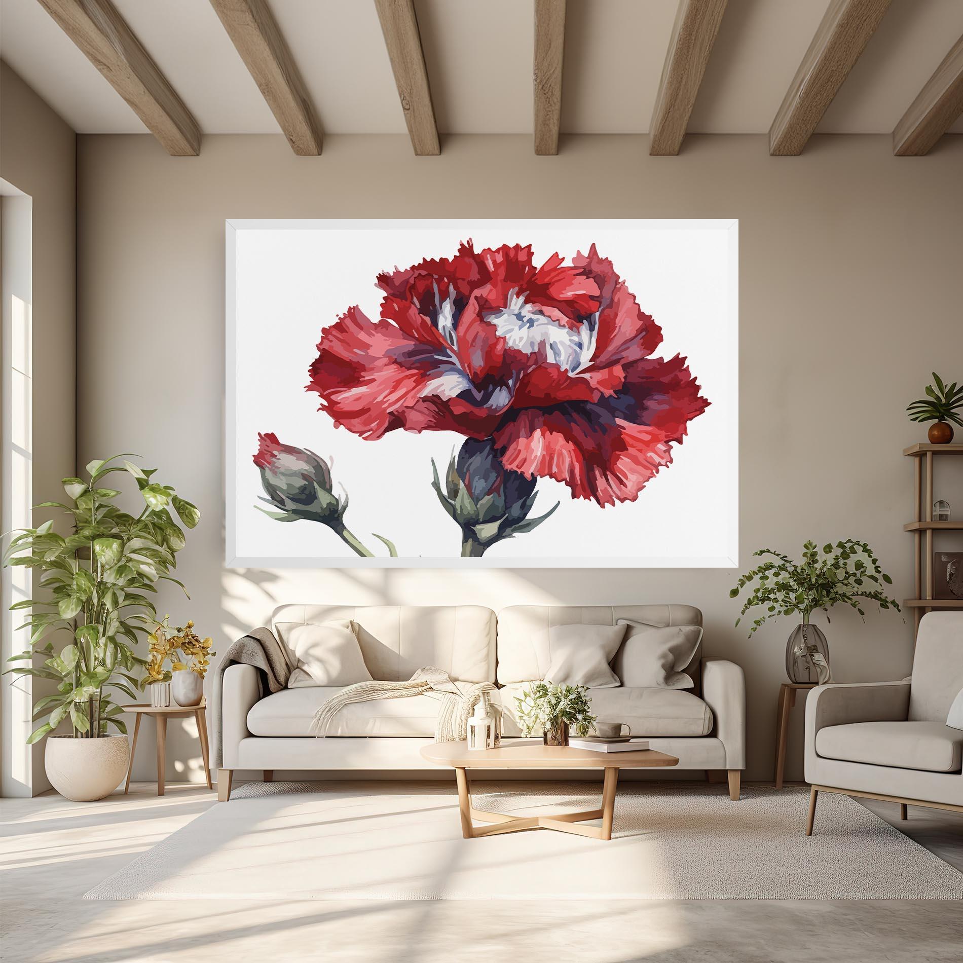 Leinwandbild Pretty Poppy mockup 6