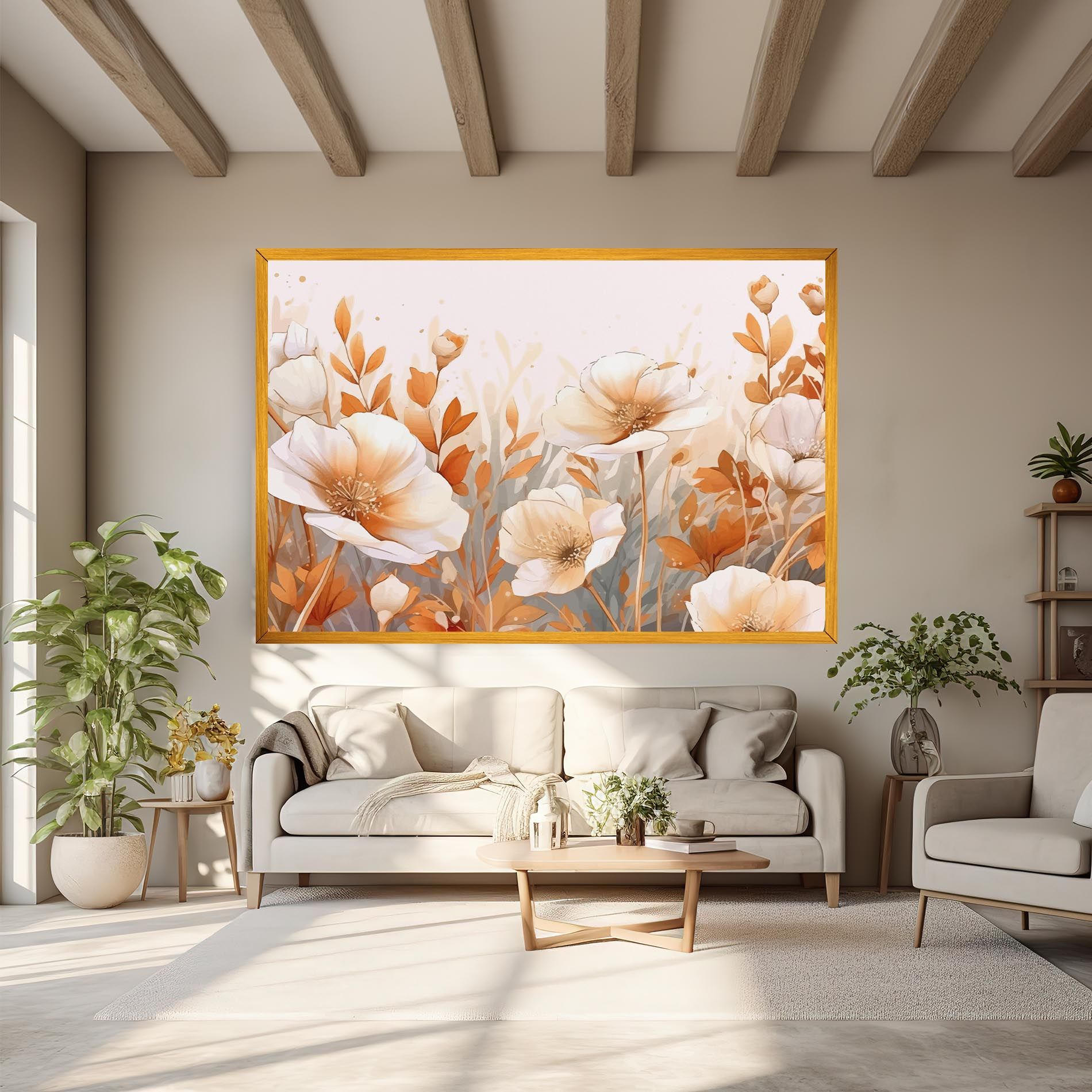 Orange Cream Poppy mockup 6
