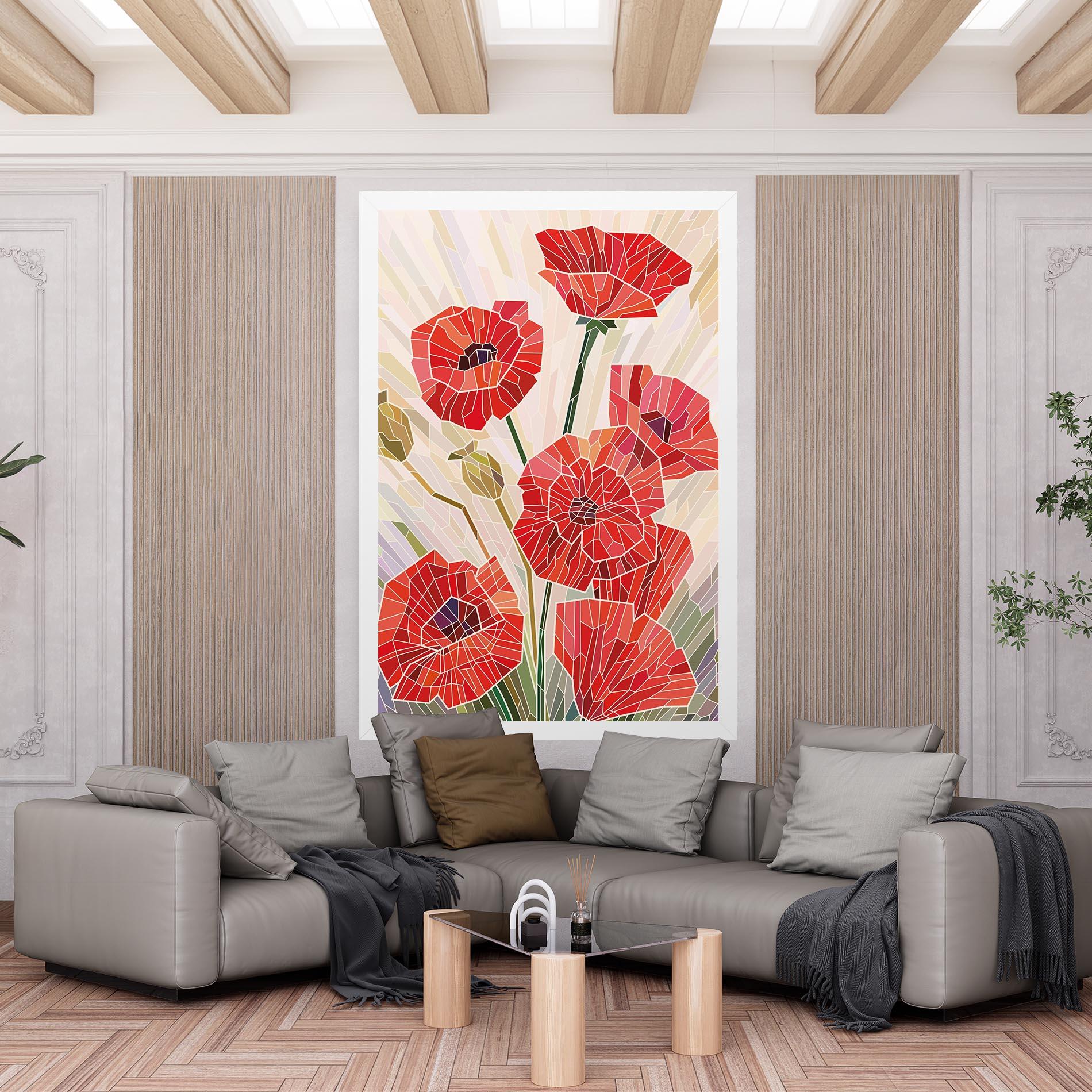 Leinwandbild Poppy Glass mockup 6