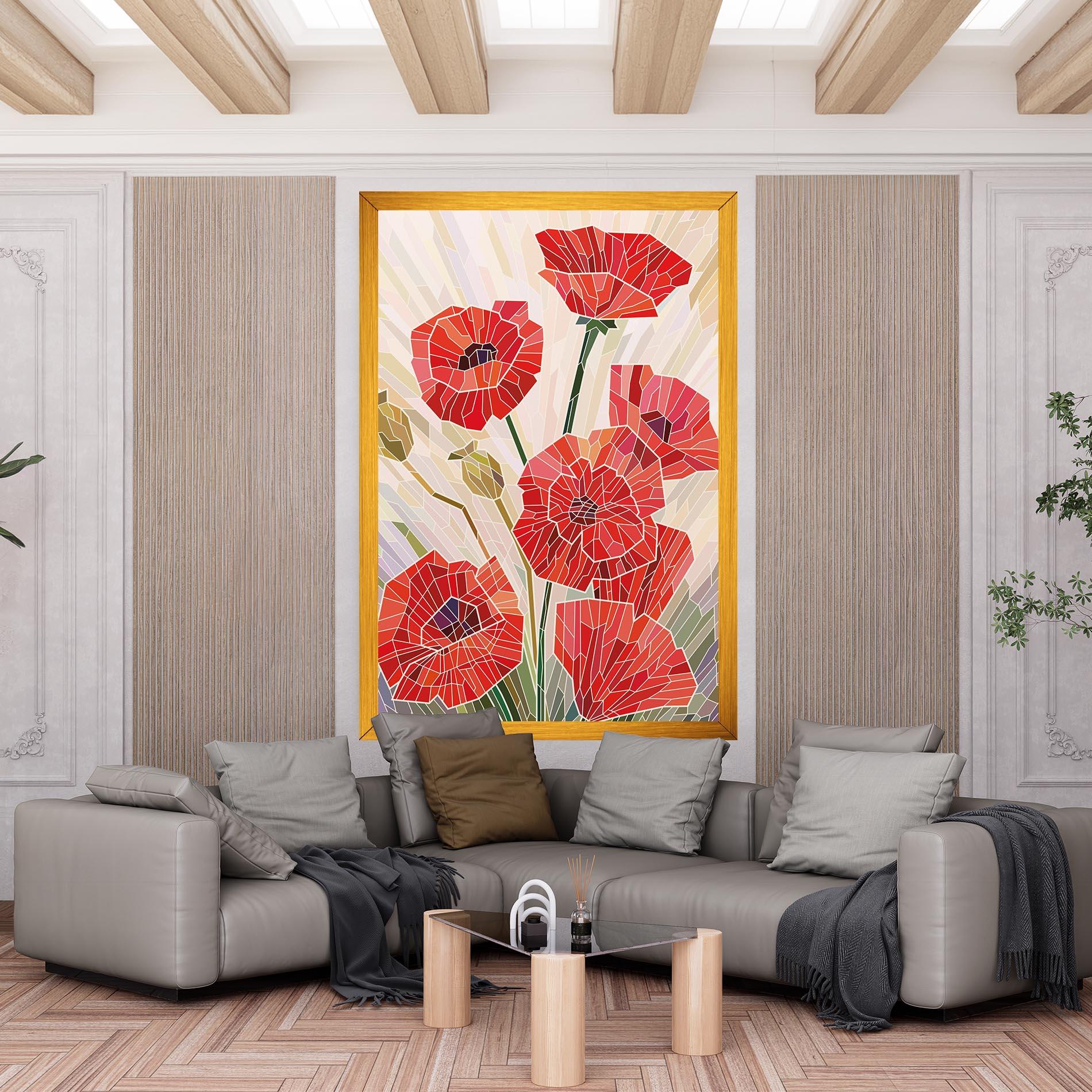 Leinwandbild Poppy Glass mockup 6