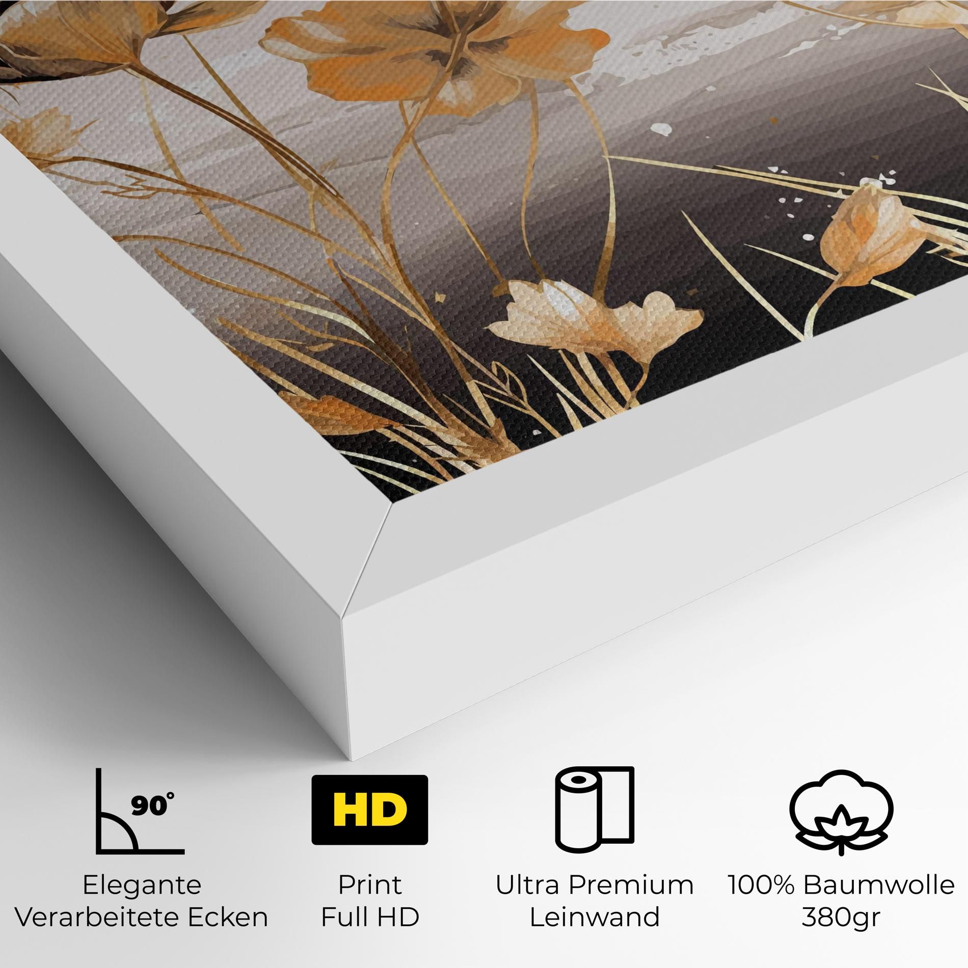 Gold Black Poppy mockup 4