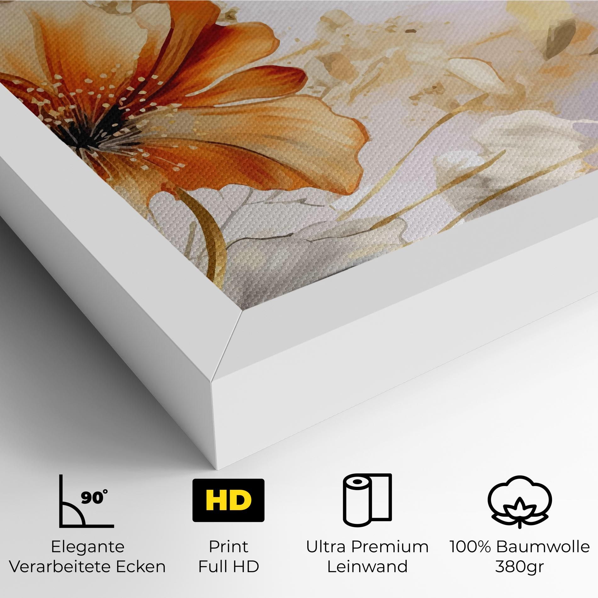 Gold Orange Poppy mockup 4