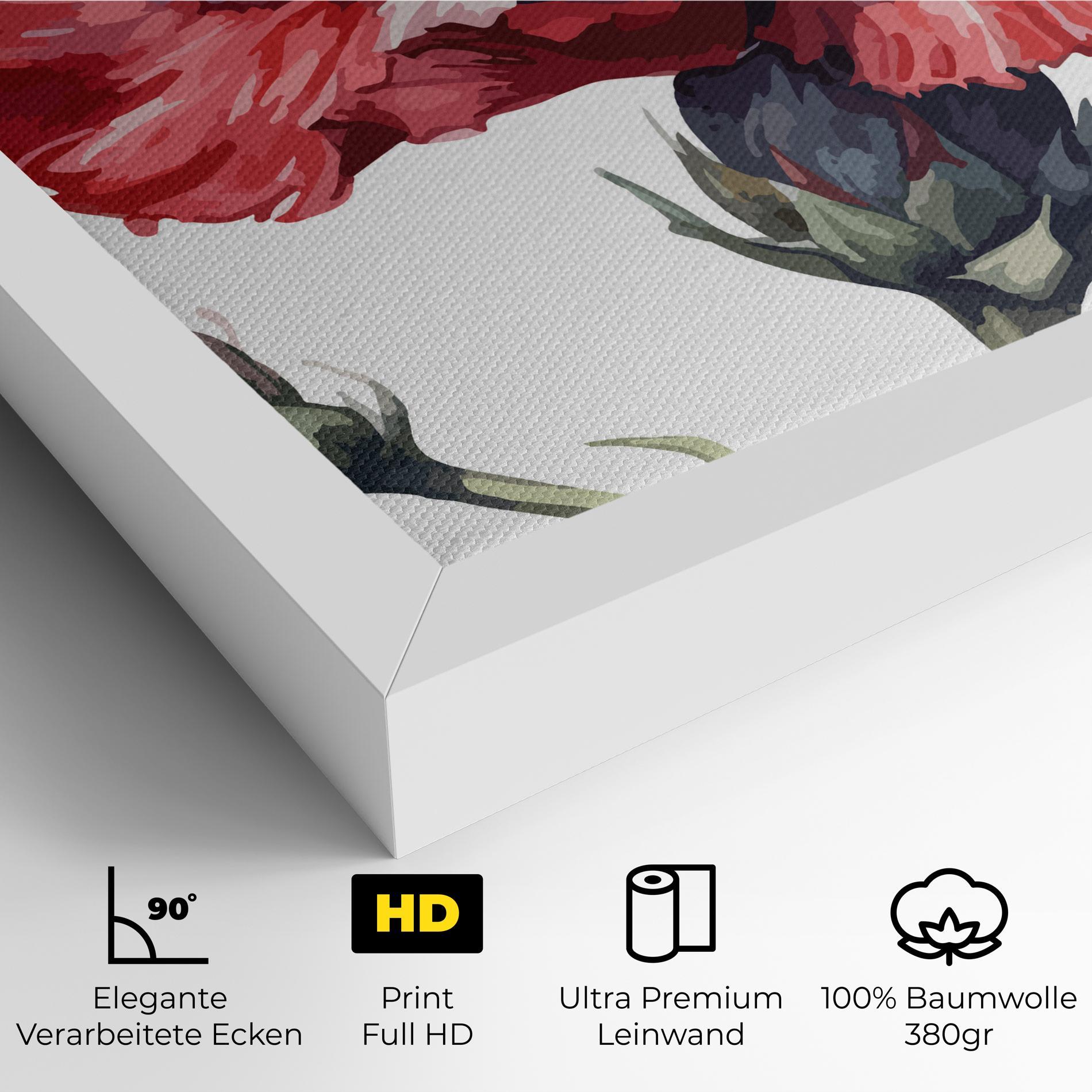 Leinwandbild Pretty Poppy mockup 4