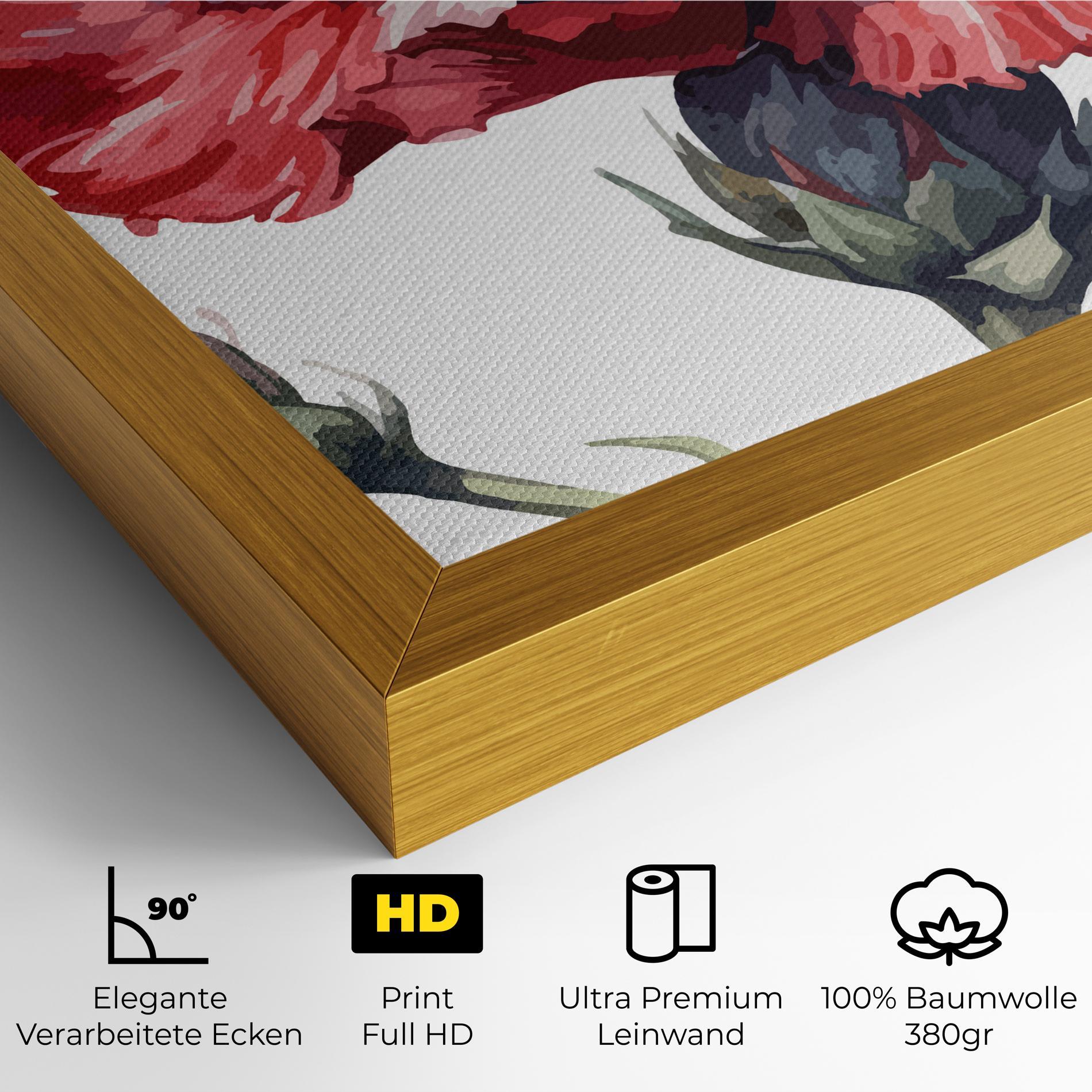 Leinwandbild Pretty Poppy mockup 4
