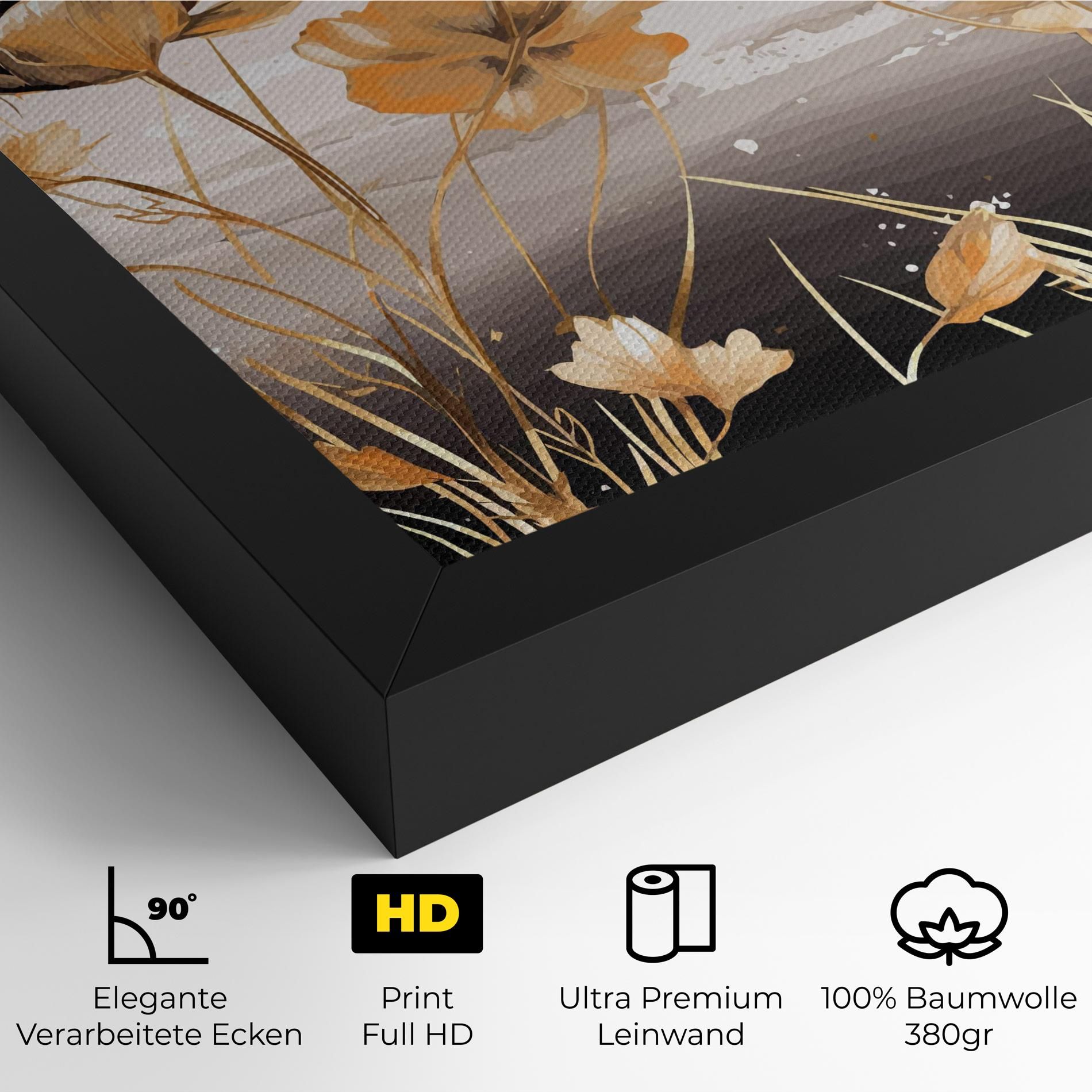 Gold Black Poppy mockup 4