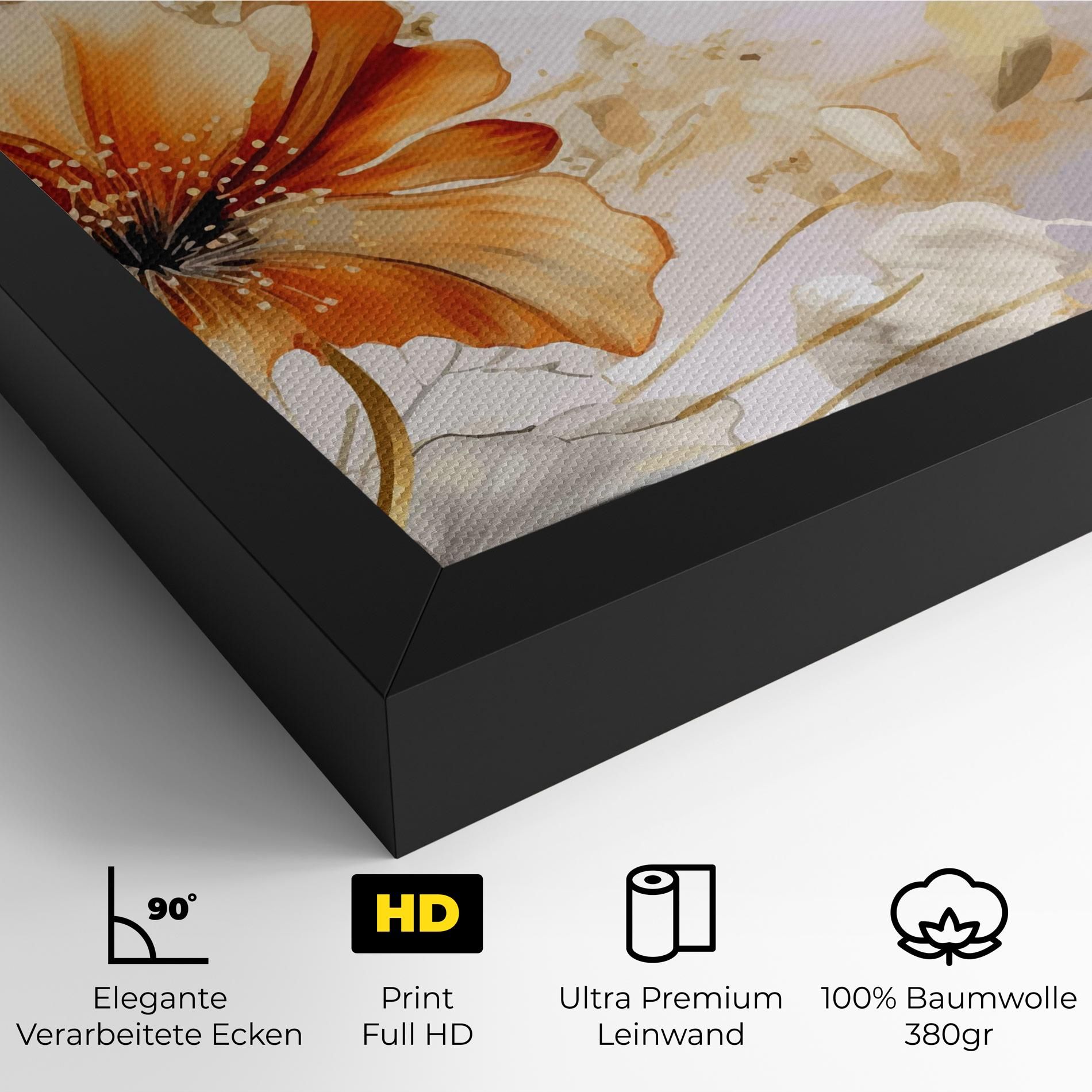 Gold Orange Poppy mockup 4