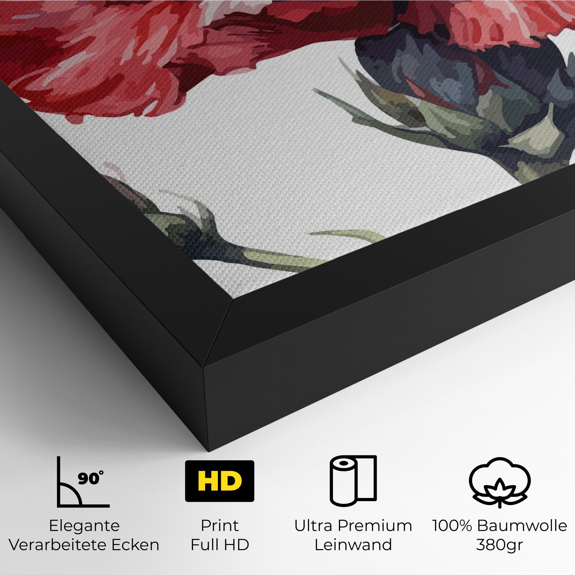 Leinwandbild Pretty Poppy mockup 4