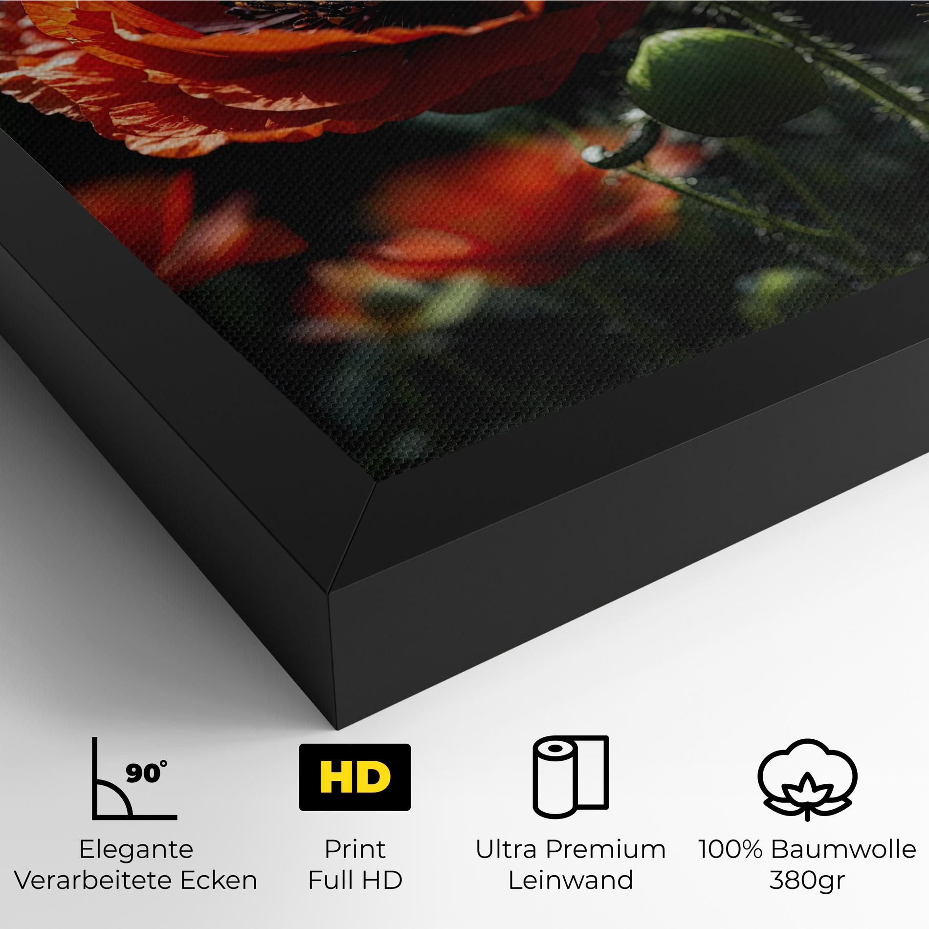 Red Poppy Close Up mockup 4