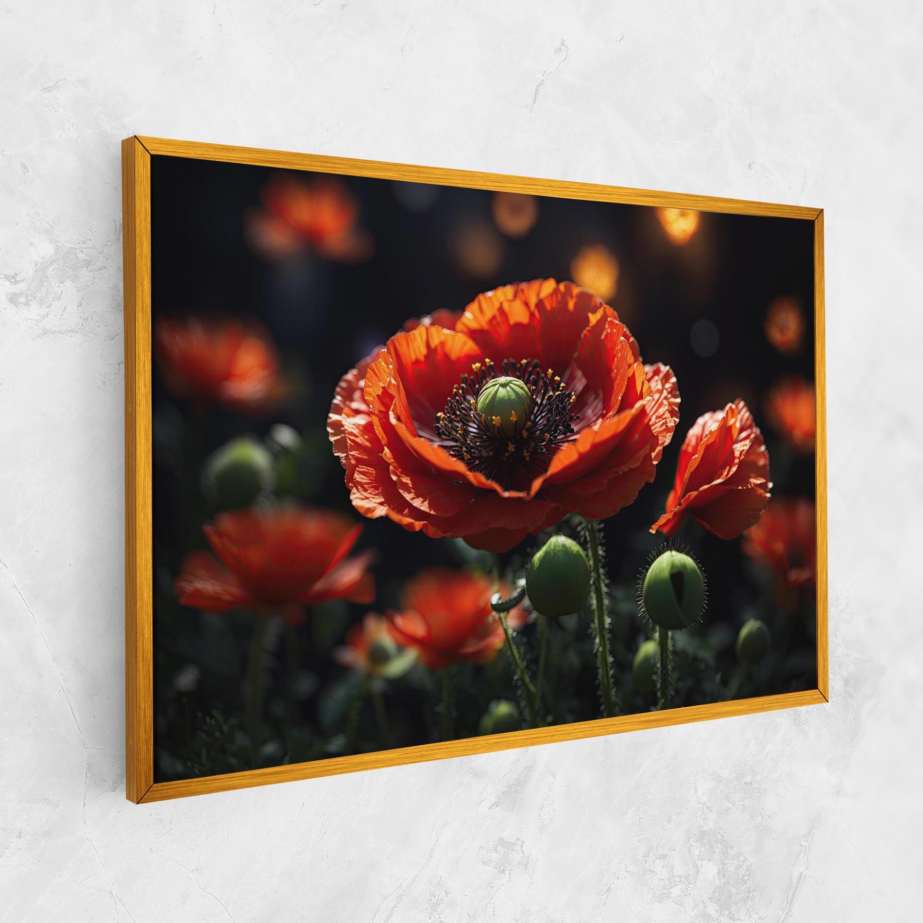 Red Poppy Close Up mockup 1