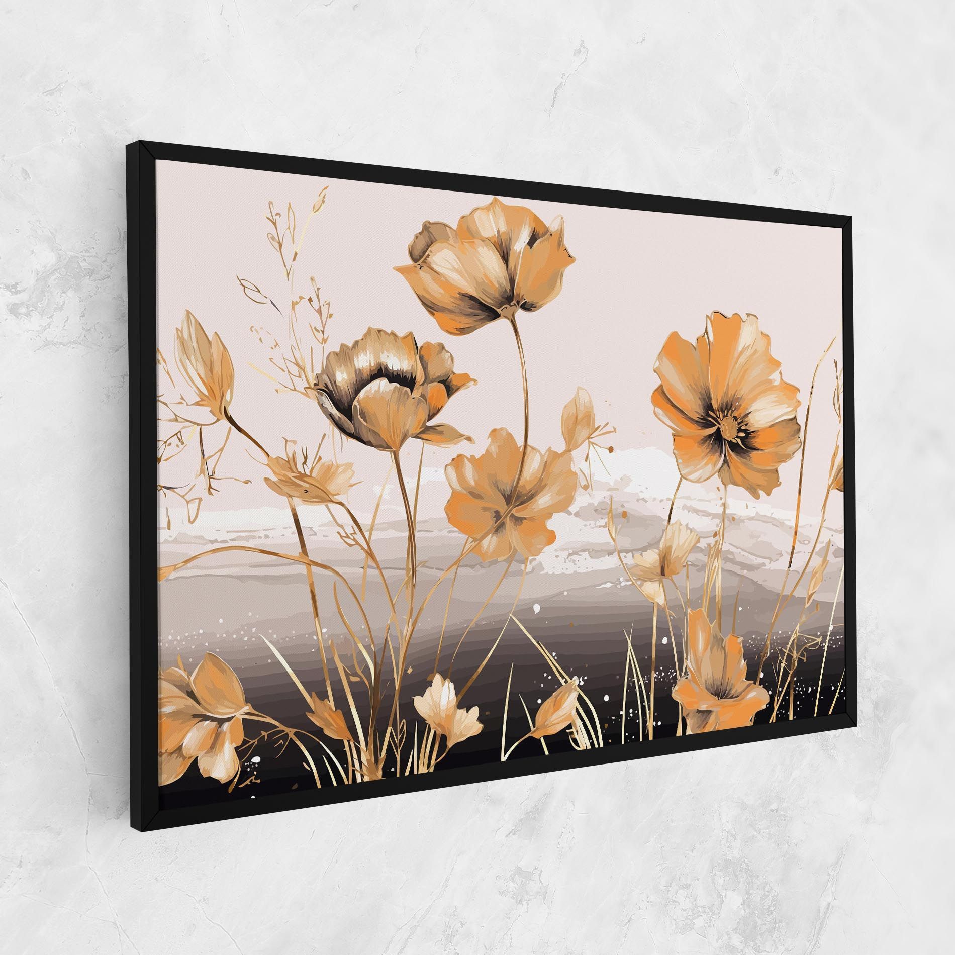 Gold Black Poppy mockup 1