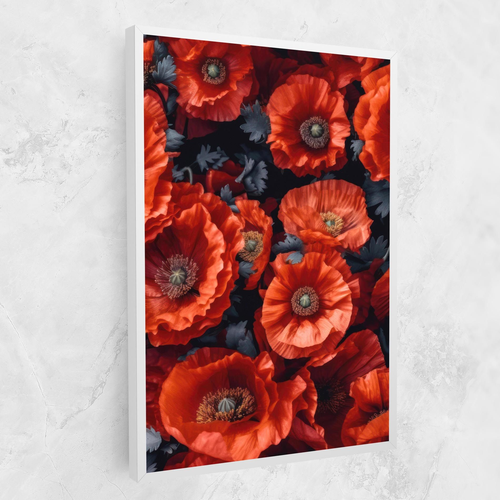 Black Red Poppies mockup 1