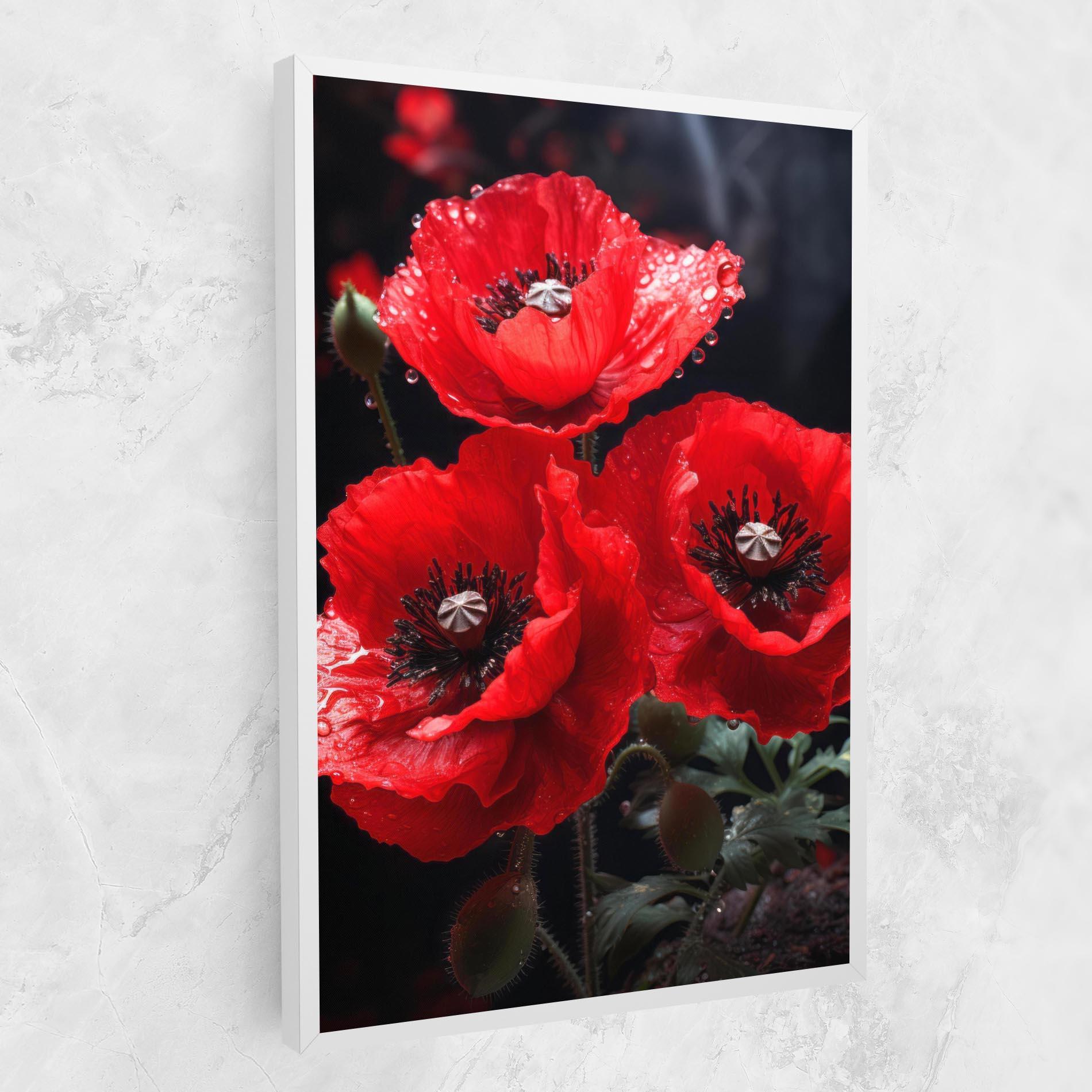 Leinwandbild Red Poppy mockup 1