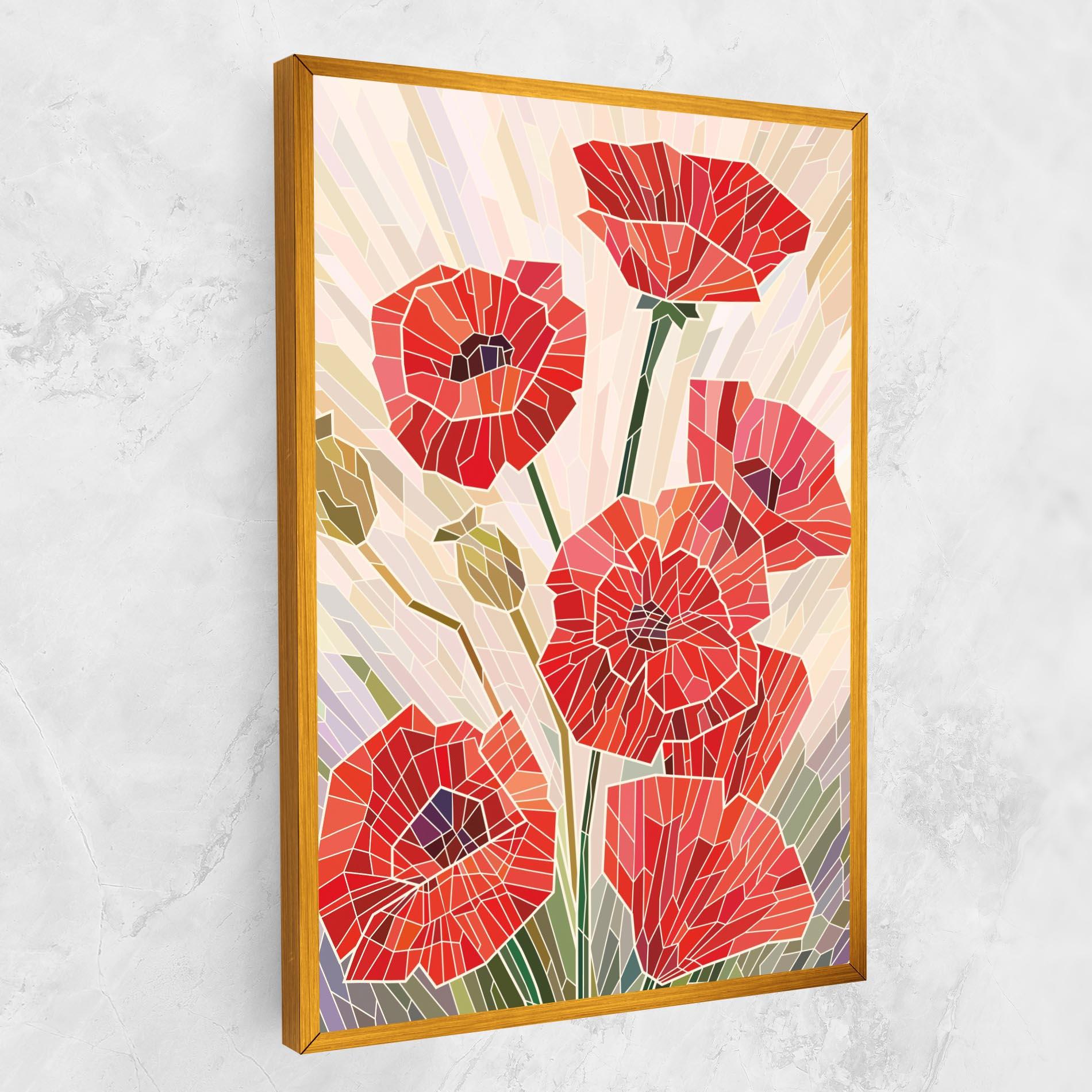 Leinwandbild Poppy Glass mockup 1
