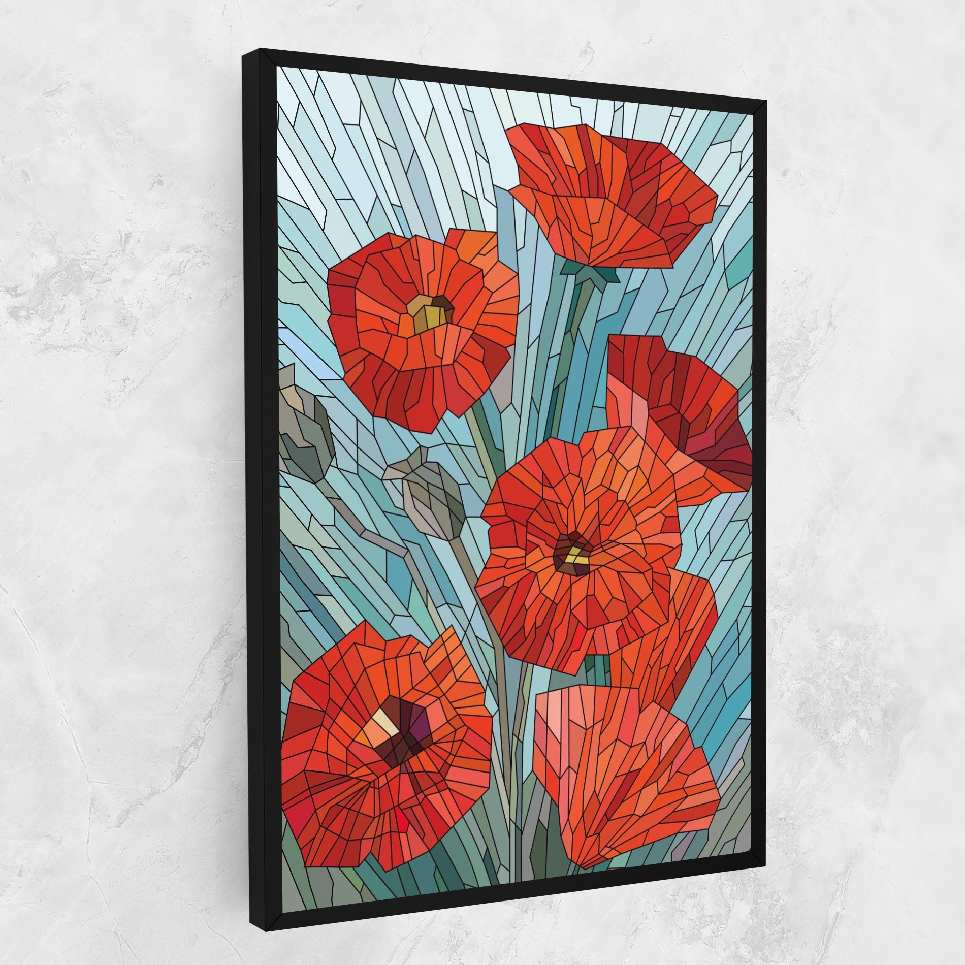 Blue Glass Poppy mockup 1