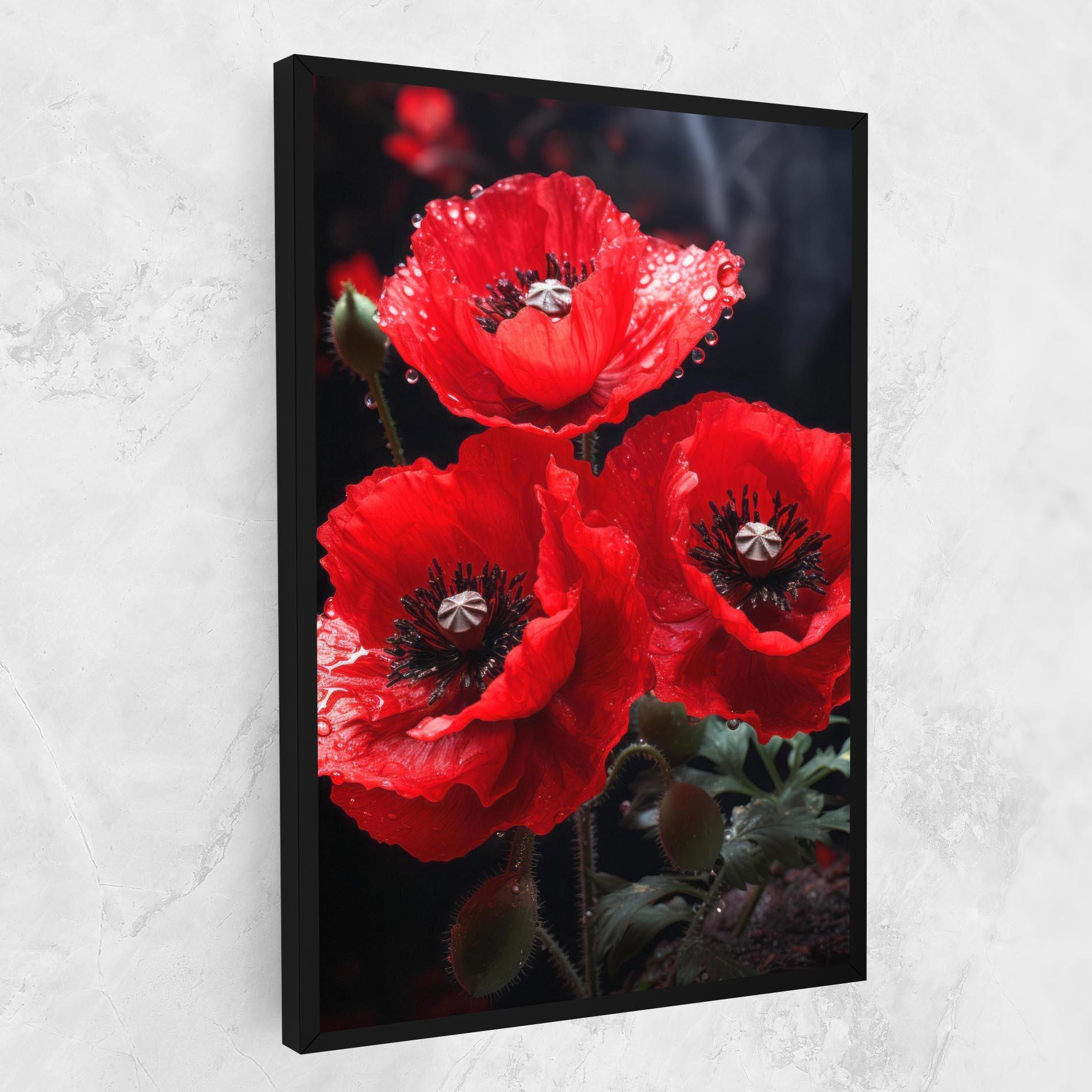 Leinwandbild Red Poppy mockup 1