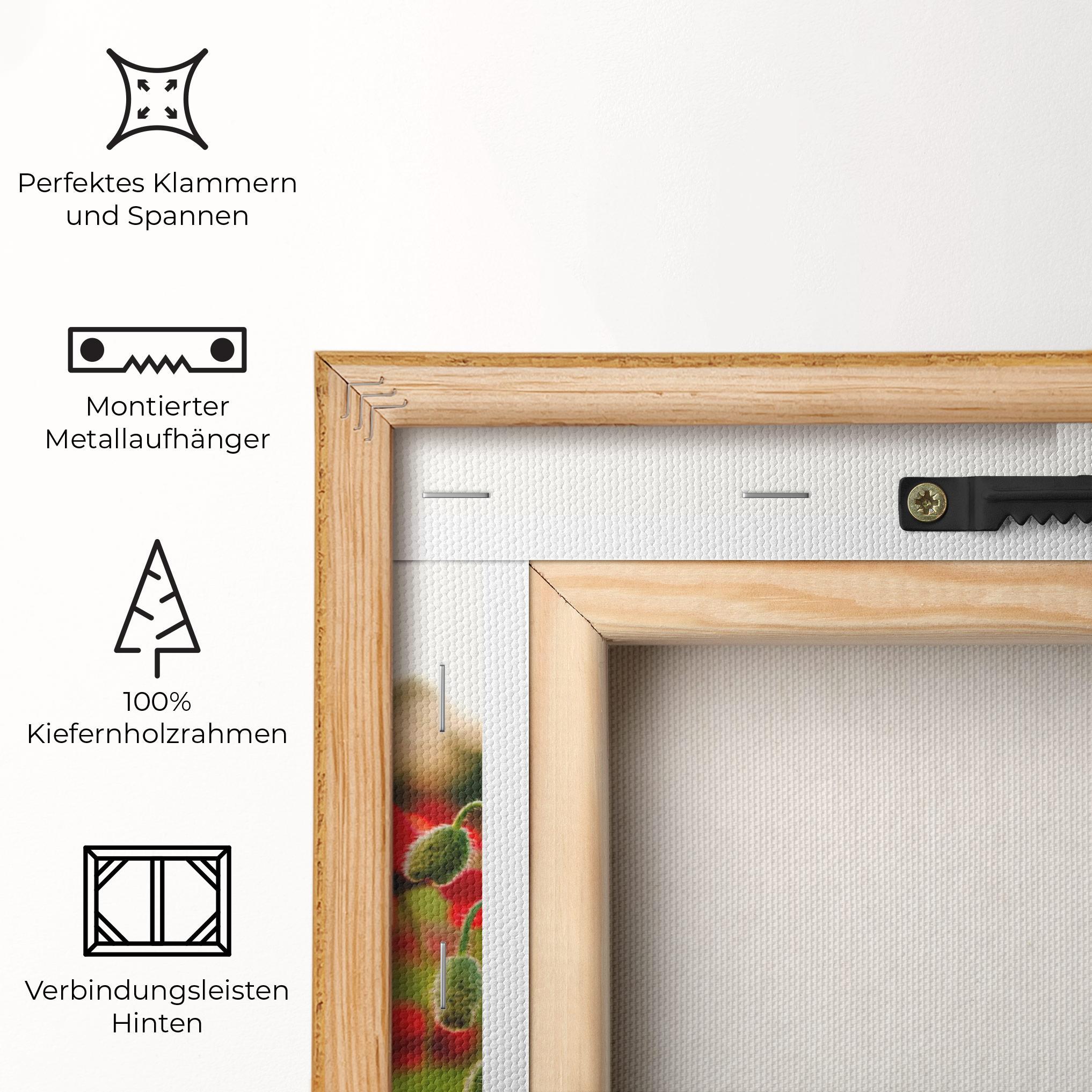 Leinwandbild Poppies Field mockup 5