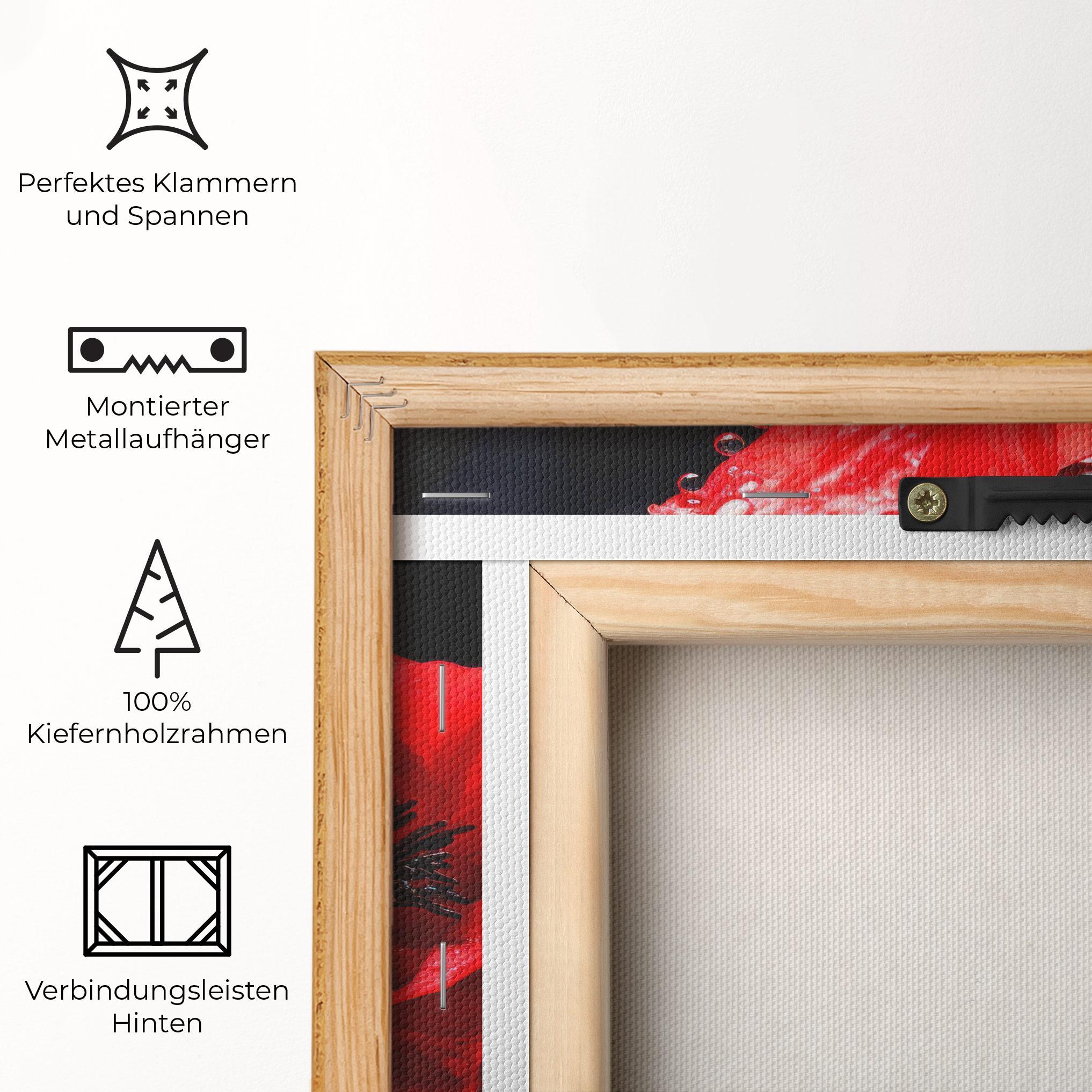 Leinwandbild Red Poppy mockup 5