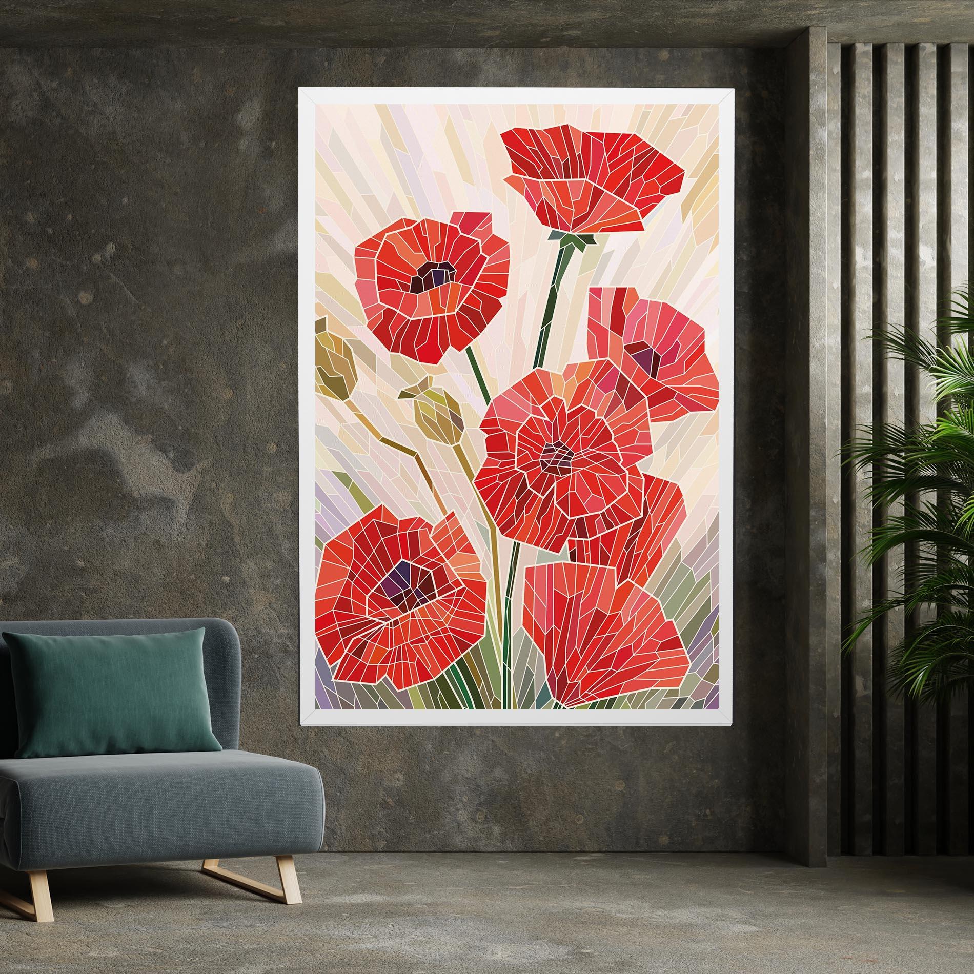 Leinwandbild Poppy Glass mockup 7