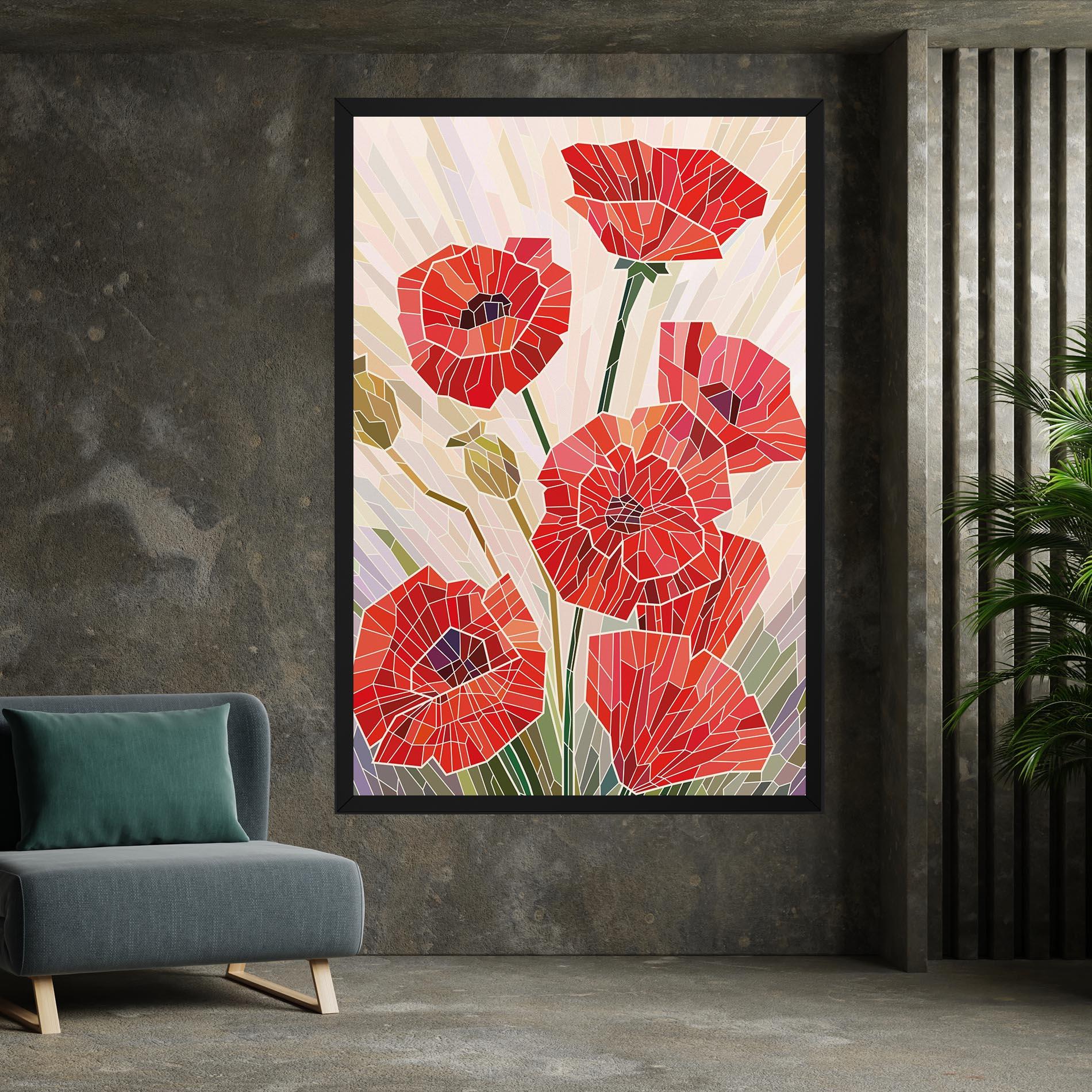 Leinwandbild Poppy Glass mockup 7