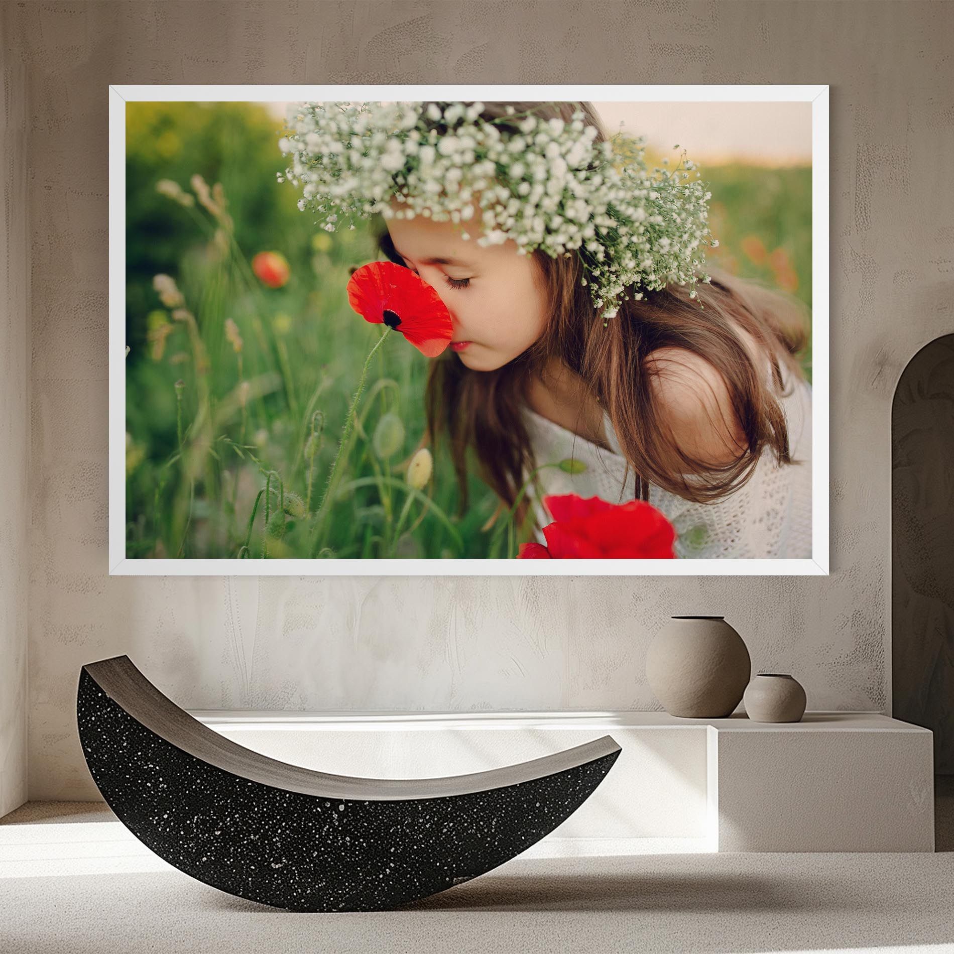 Girl With Poppies mockup 8