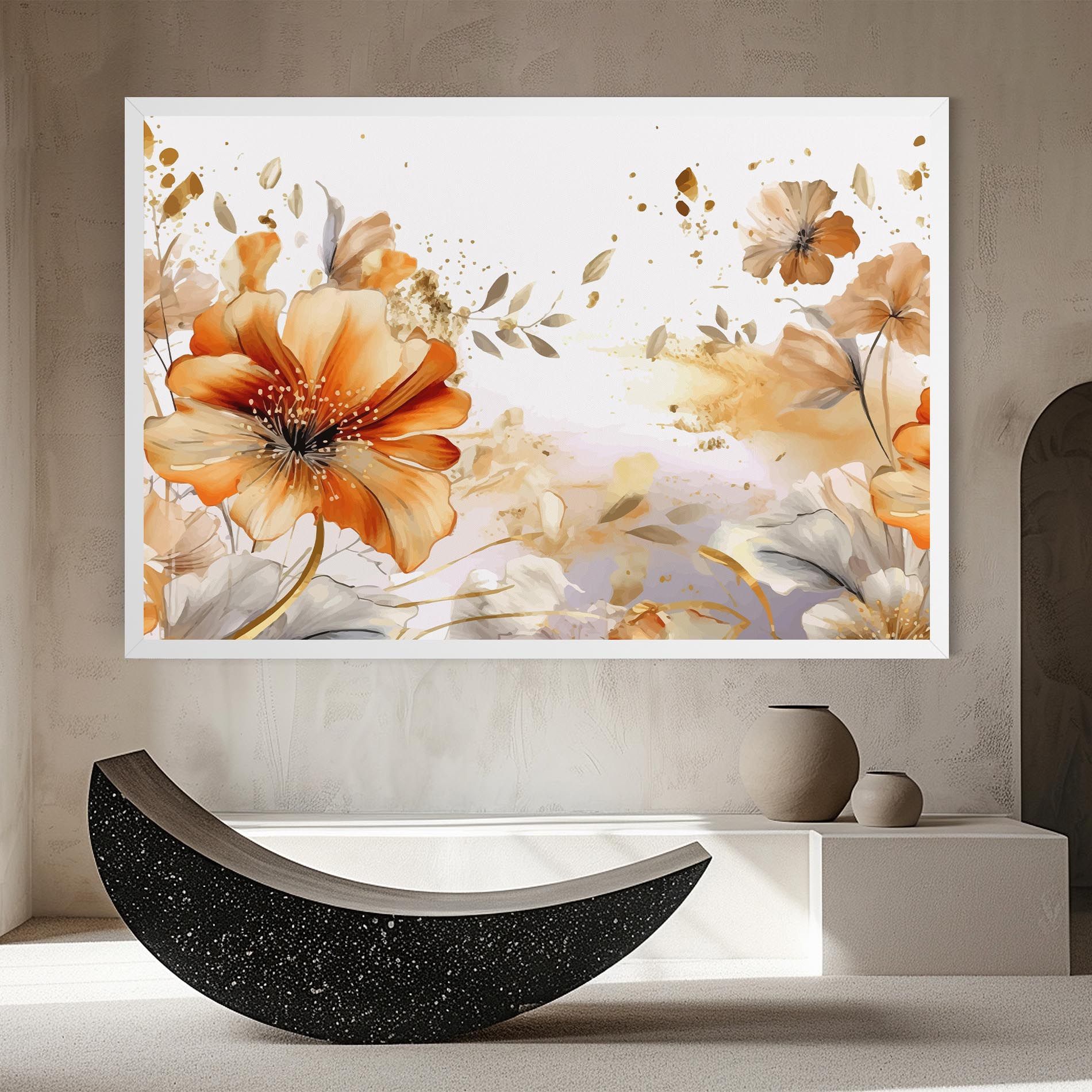 Gold Orange Poppy mockup 8