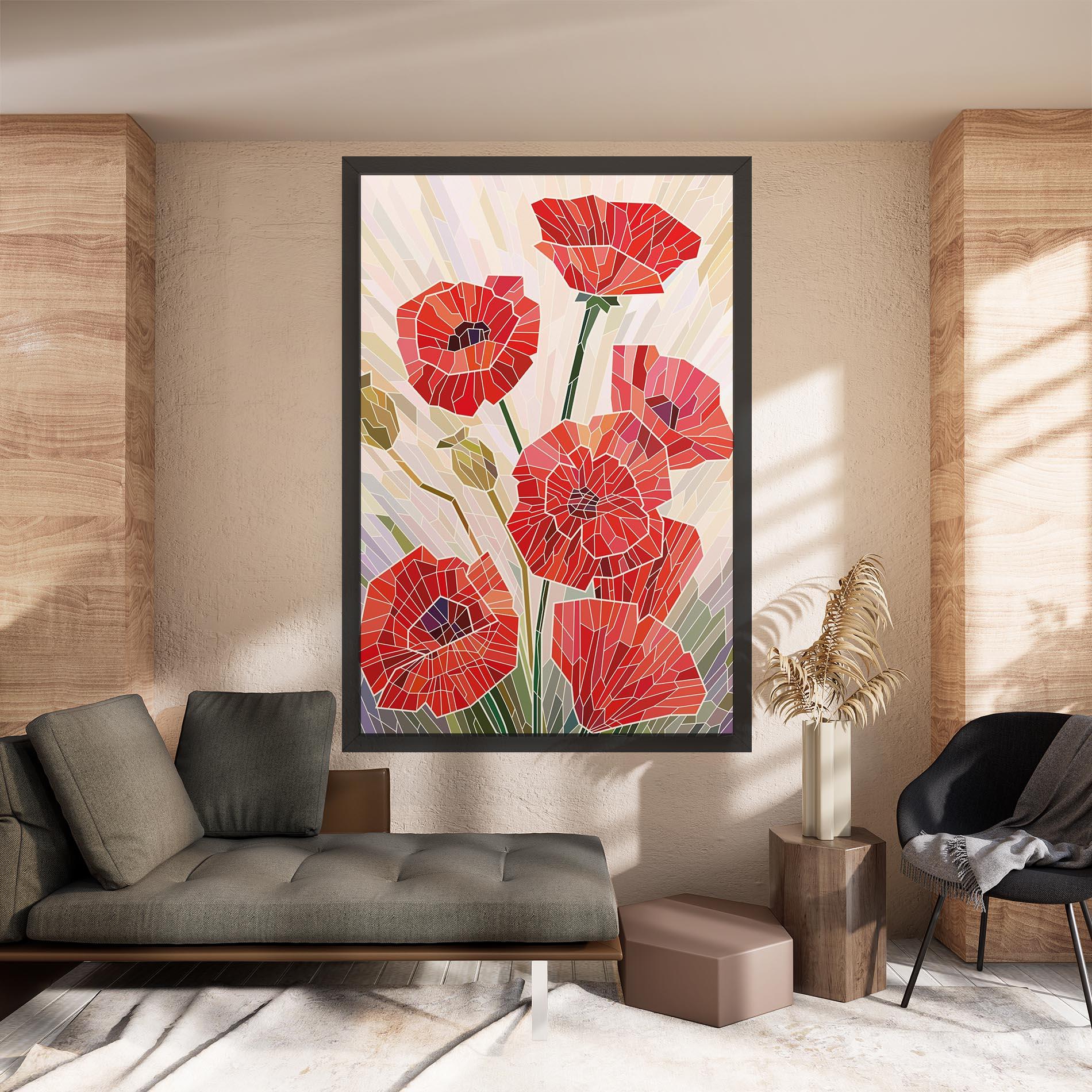 Leinwandbild Poppy Glass mockup 8