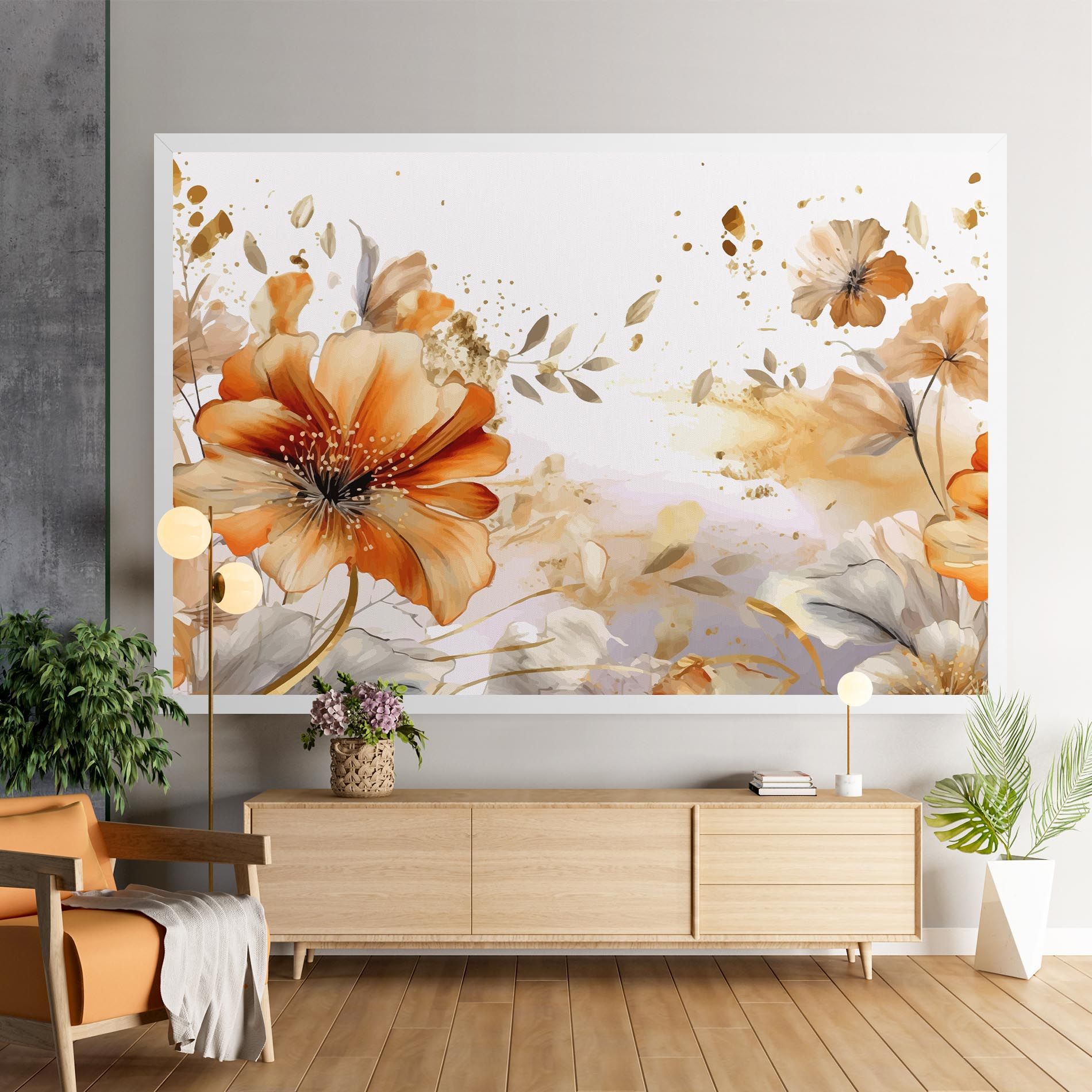 Gold Orange Poppy mockup 9