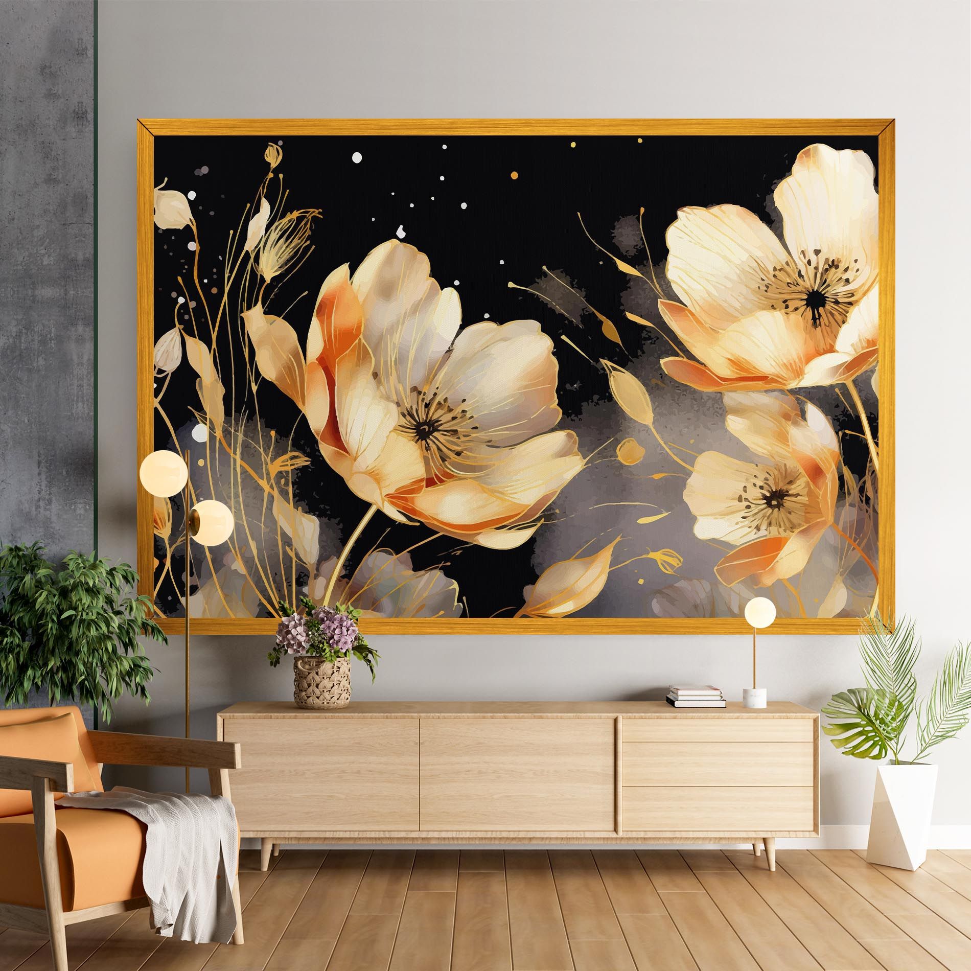 Gold Poppy Black mockup 9