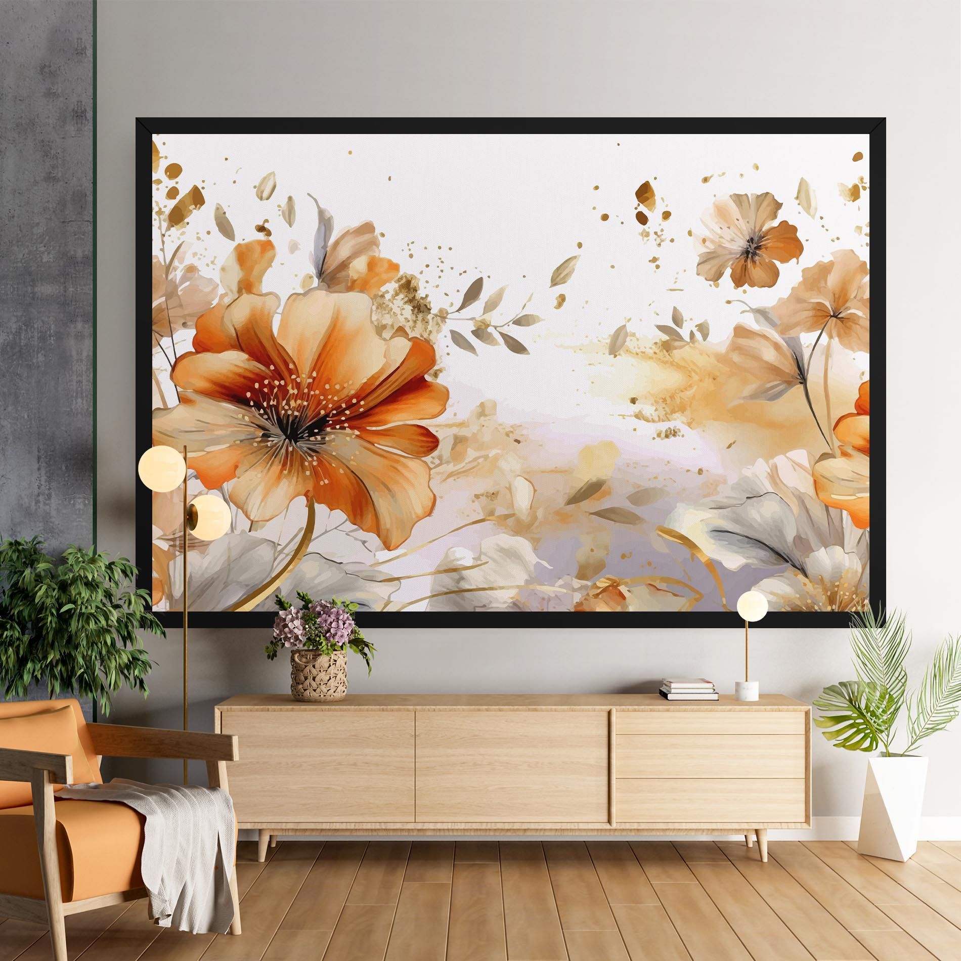 Gold Orange Poppy mockup 9