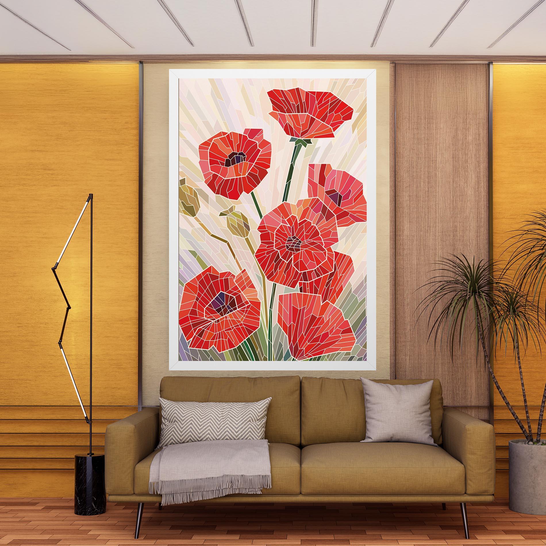 Leinwandbild Poppy Glass mockup 9